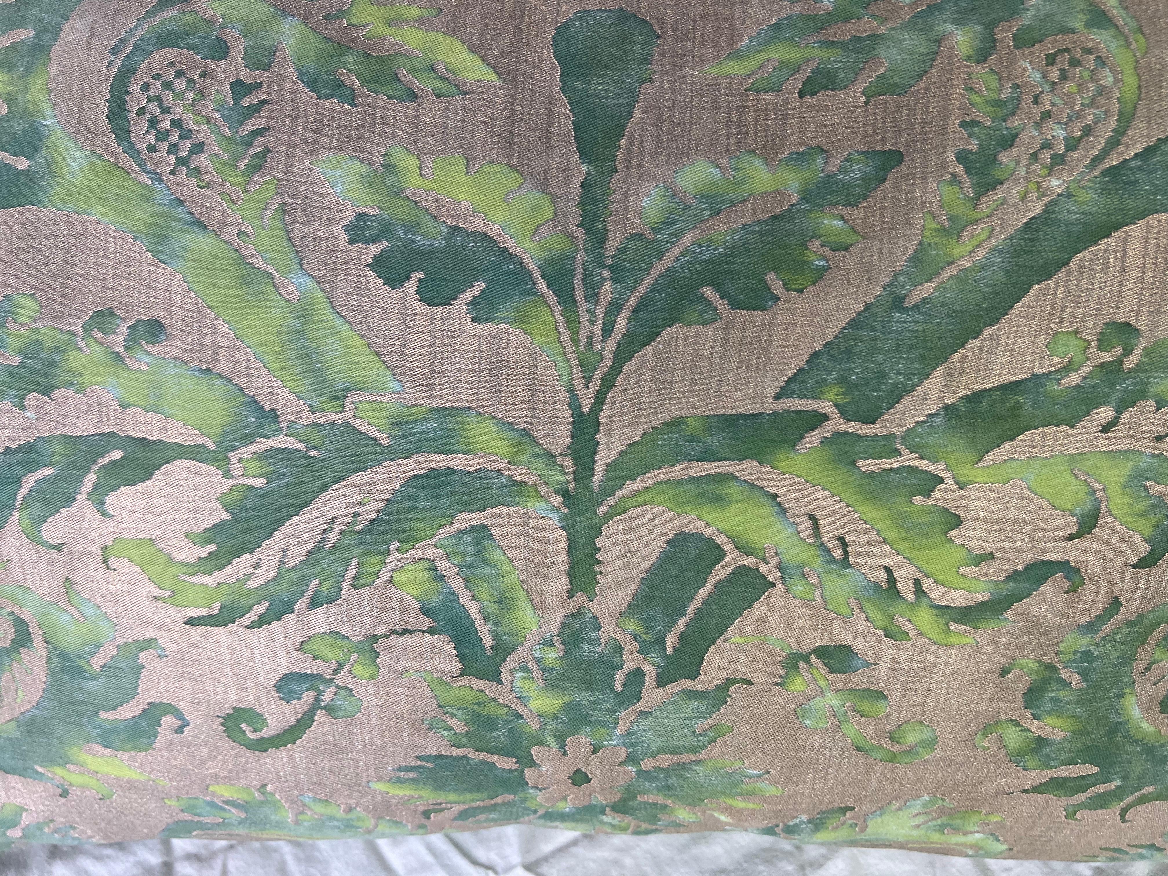 Baroque Pair of Fortuny Textile Pillows