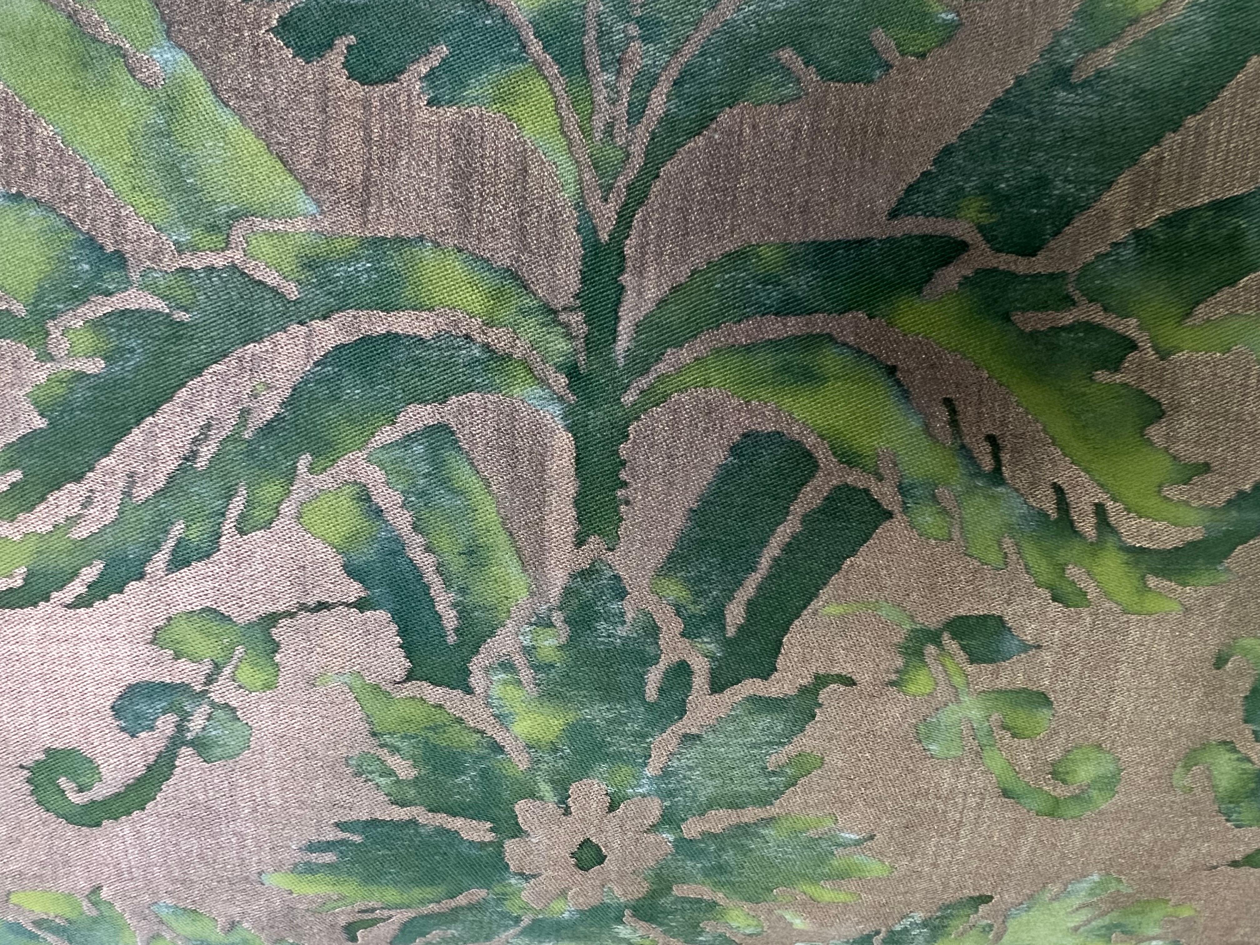 Italian Pair of Fortuny Textile Pillows