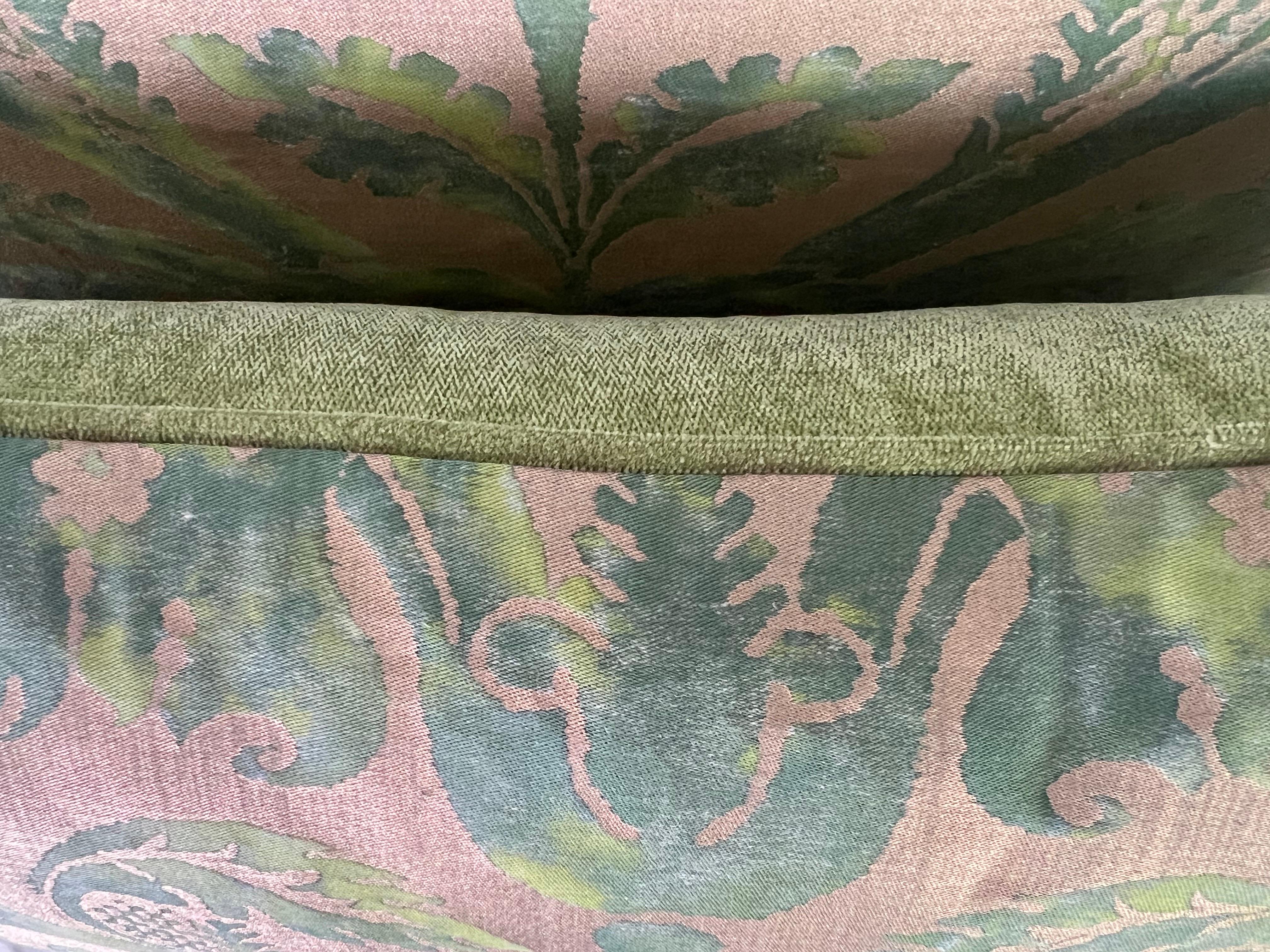 Contemporary Pair of Fortuny Textile Pillows