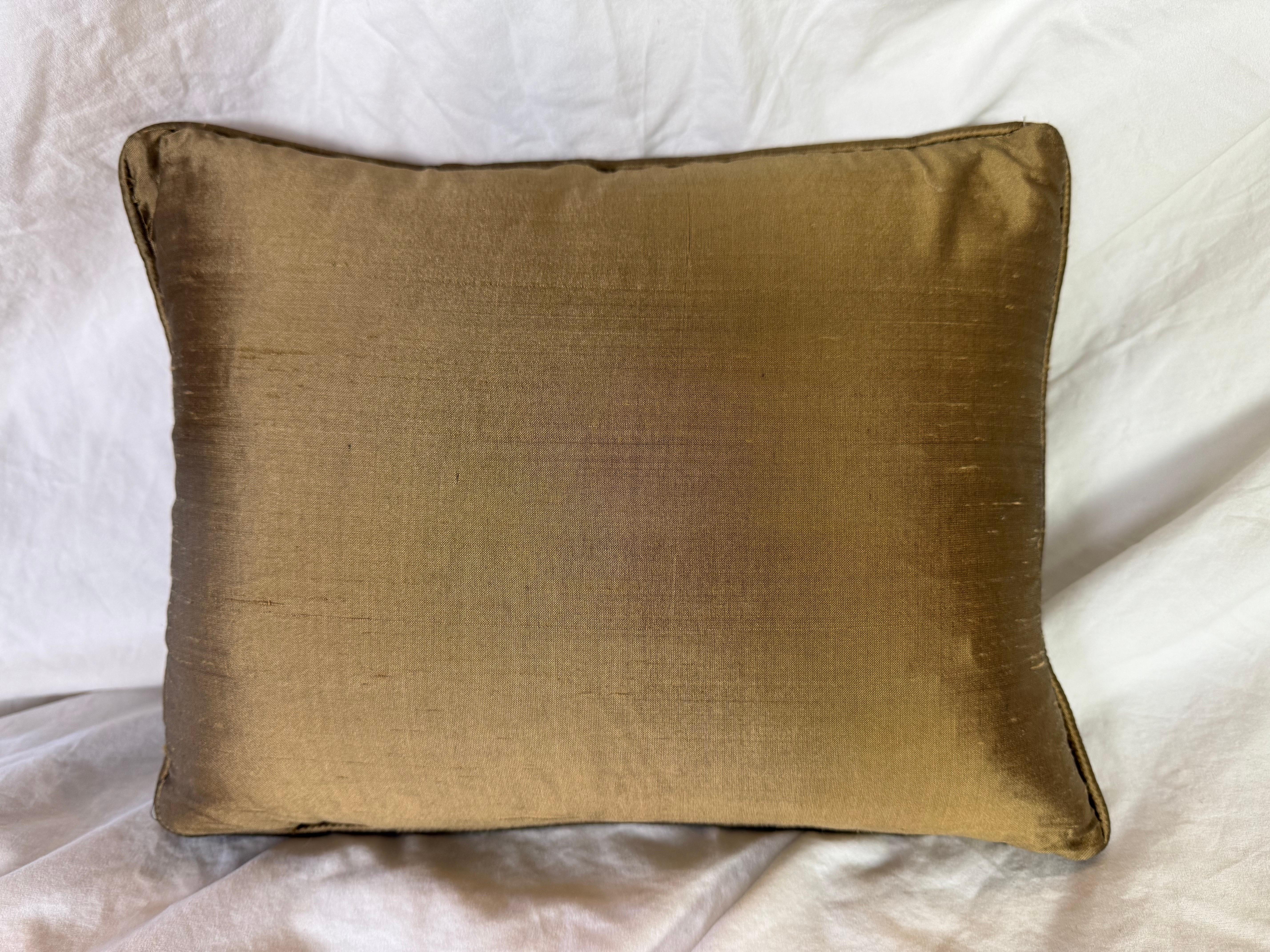 Contemporary Pair of Fortuny Textile Pillows