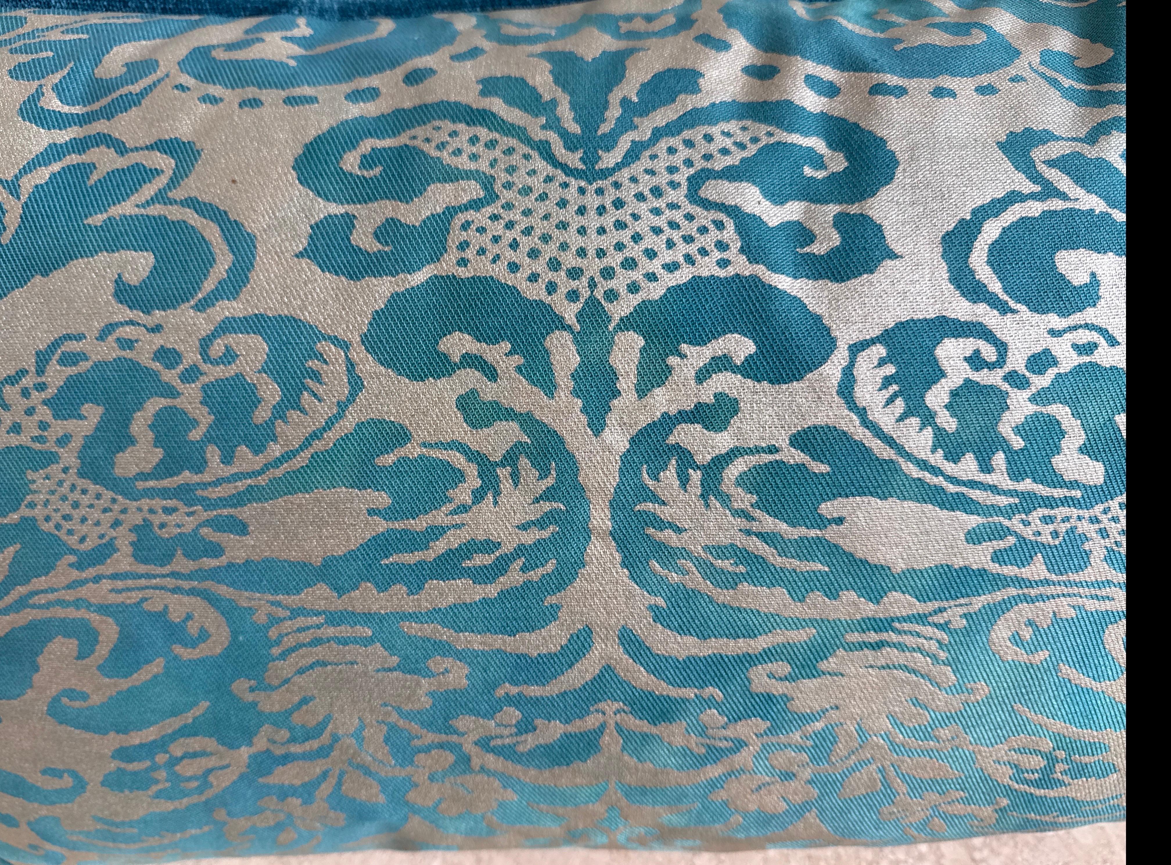 Pareja de almohadas textiles Fortuny Algodón en venta