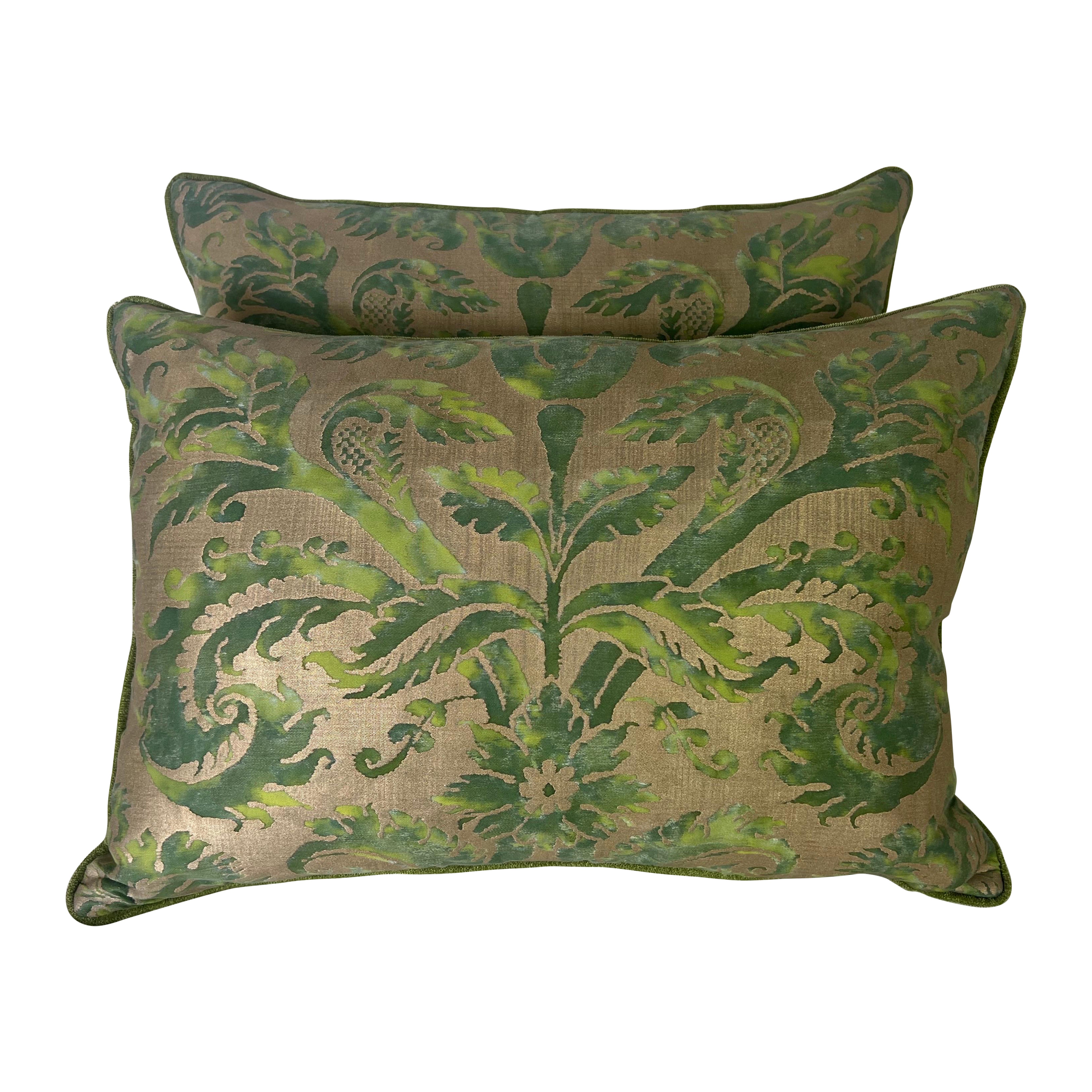 Pair of Fortuny Textile Pillows