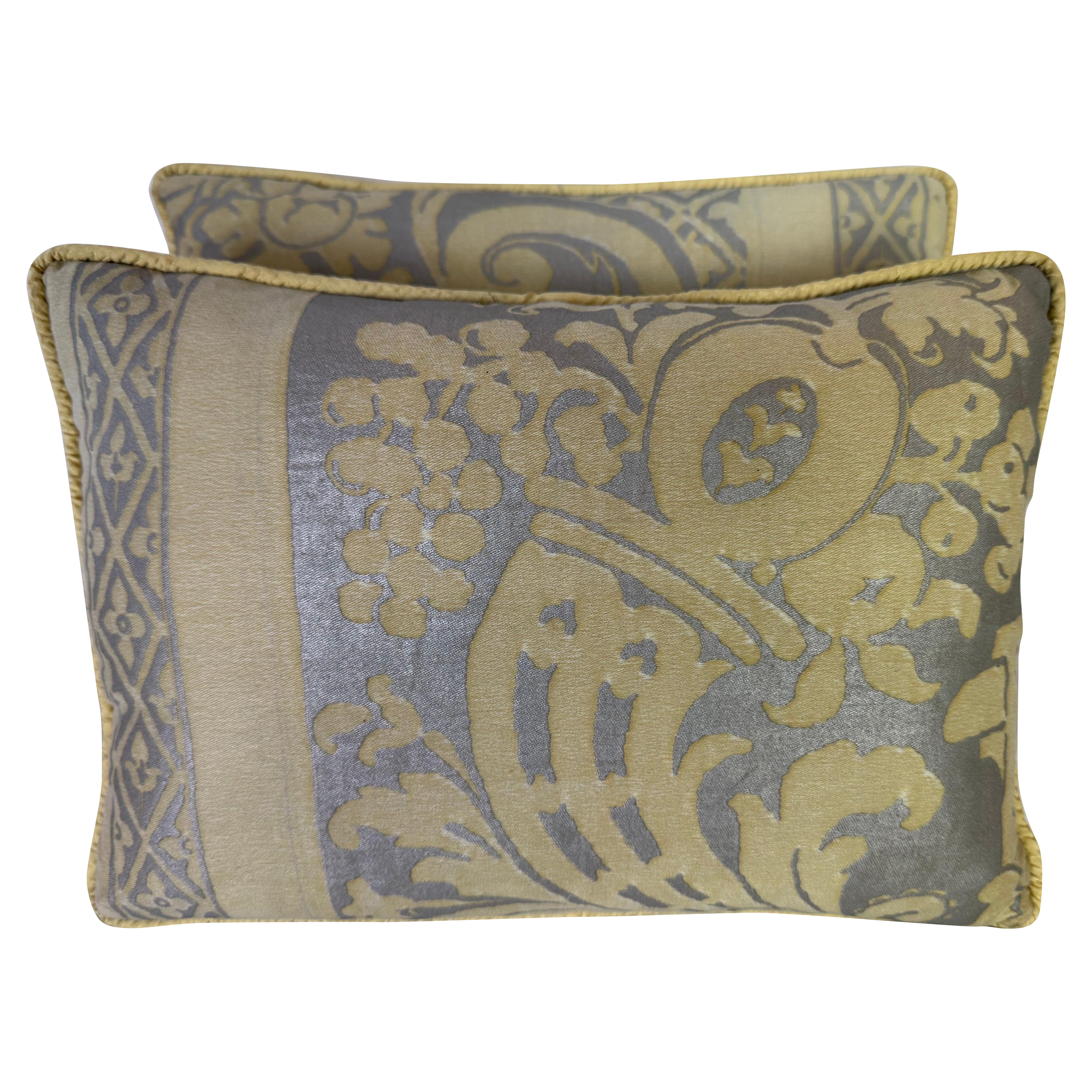 Pareja de almohadas textiles Fortuny