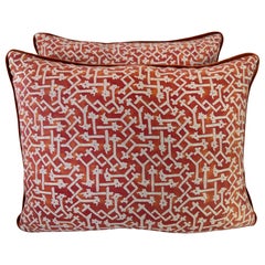 Pair of Fortuny Textile Pillows