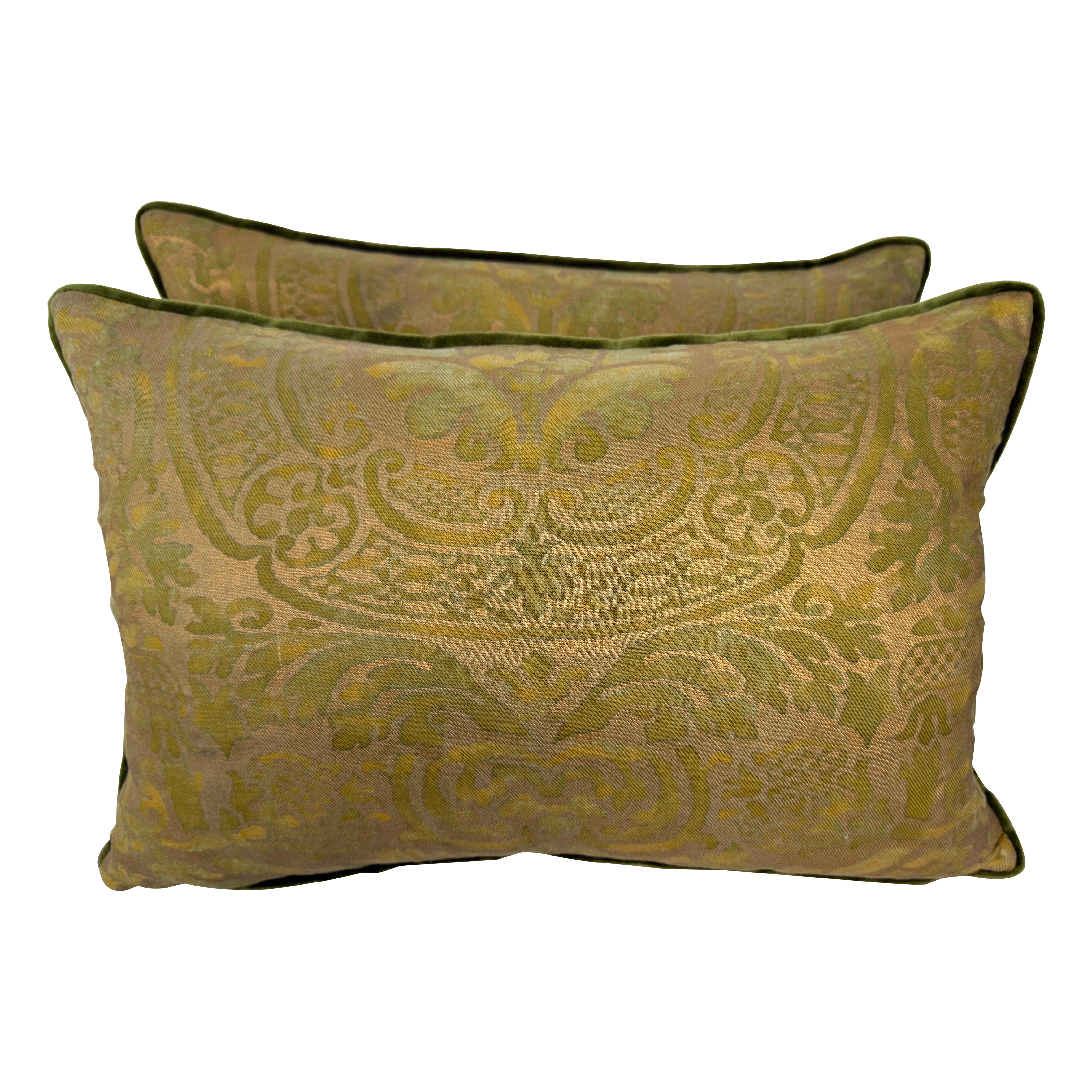 Pareja de almohadas textiles Fortuny