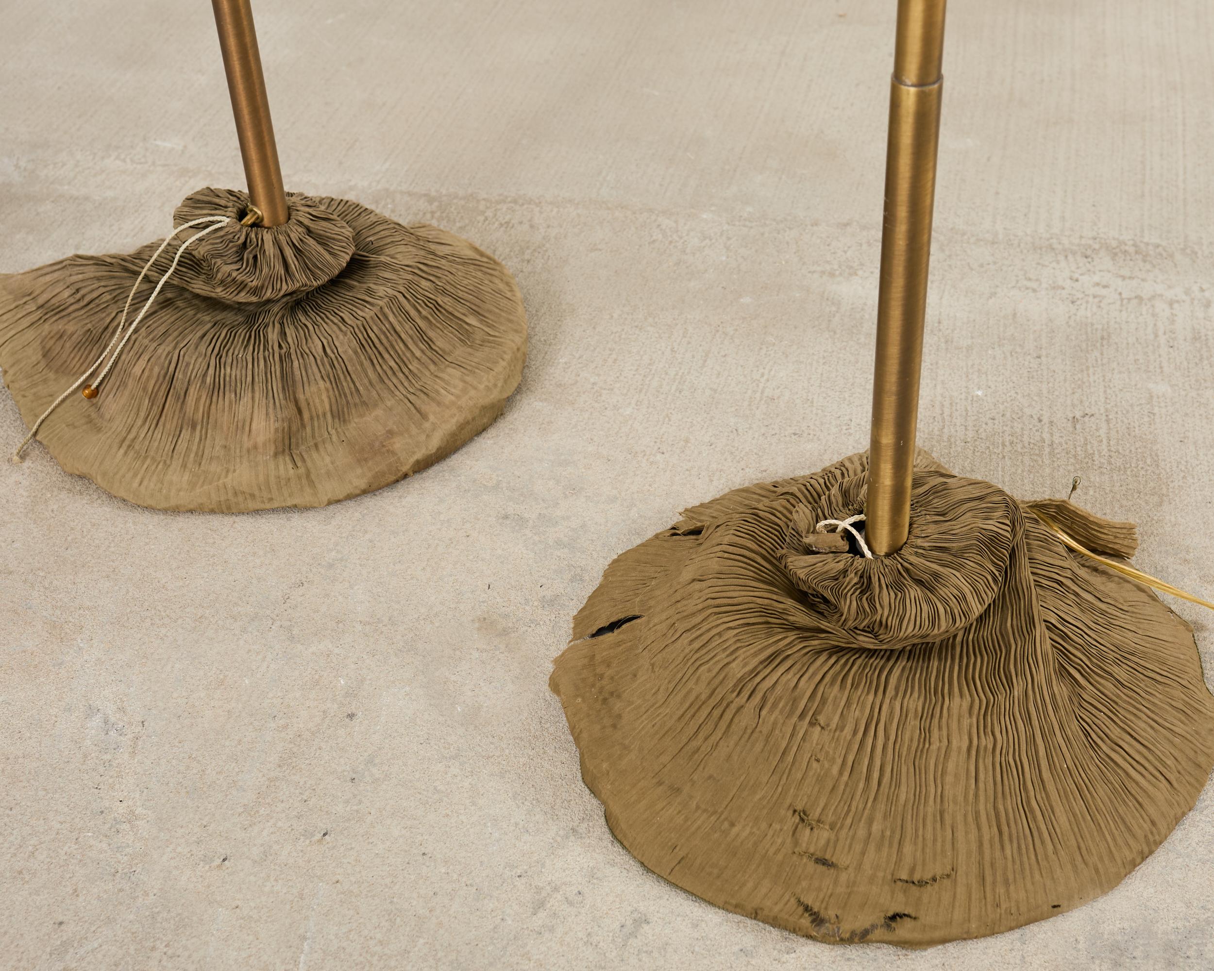 Paire de lampadaires vénitiens en verre Cesendello de Fortuny en vente 4