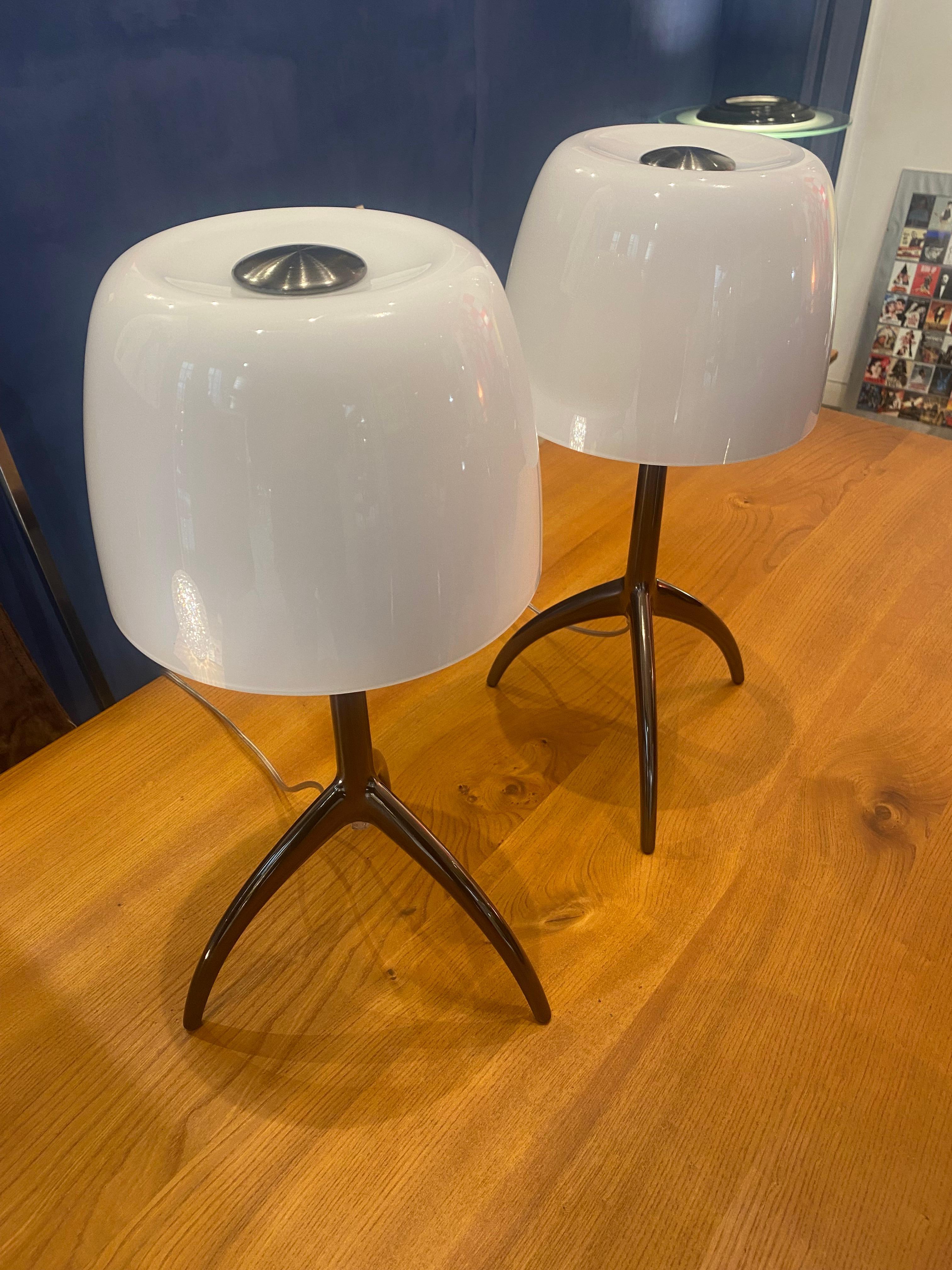 Pair of Foscarini “Lumière” model lamps In Excellent Condition For Sale In Saint ouen, FR