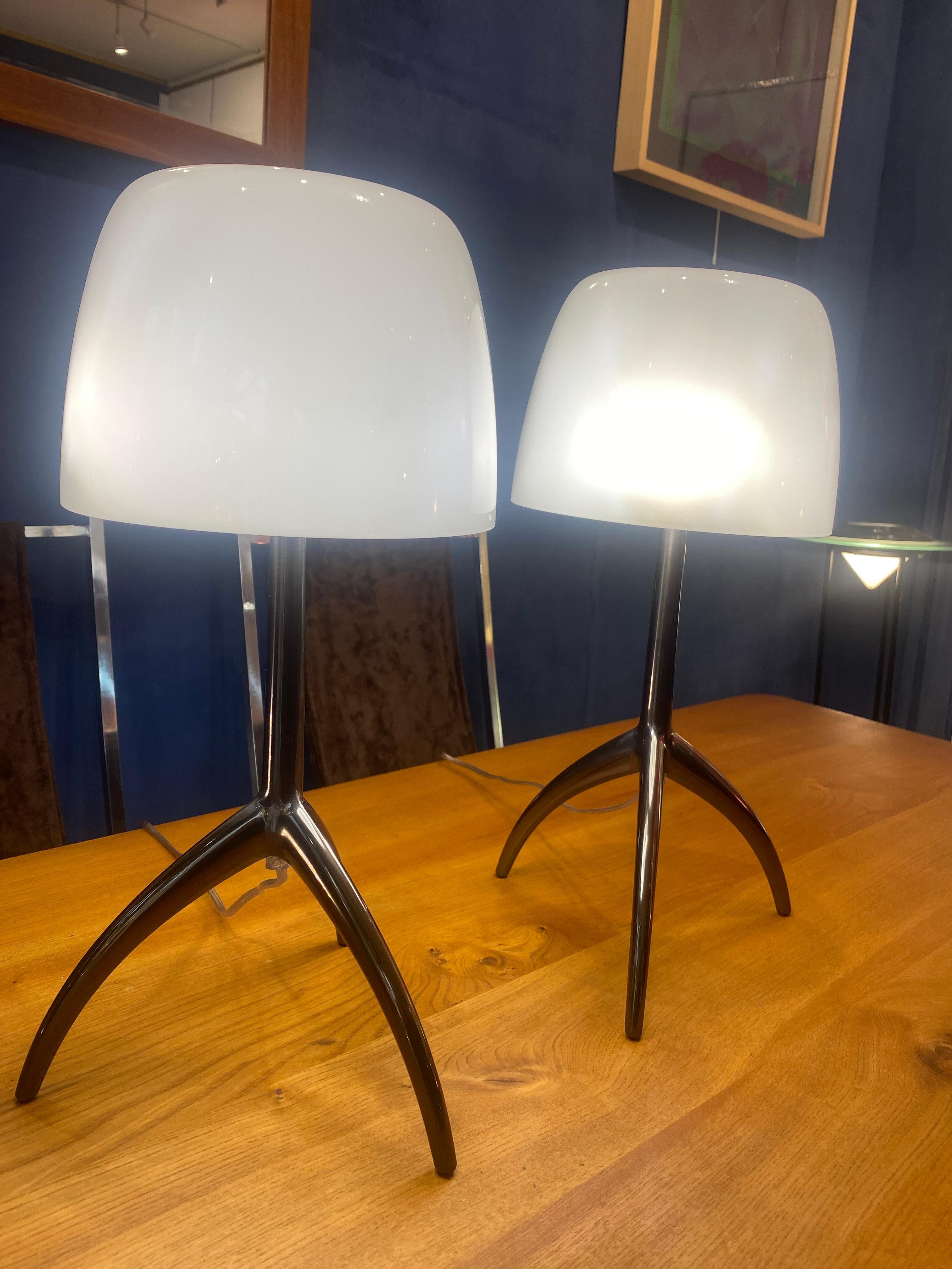 Pair of Foscarini “Lumière” model lamps For Sale 1