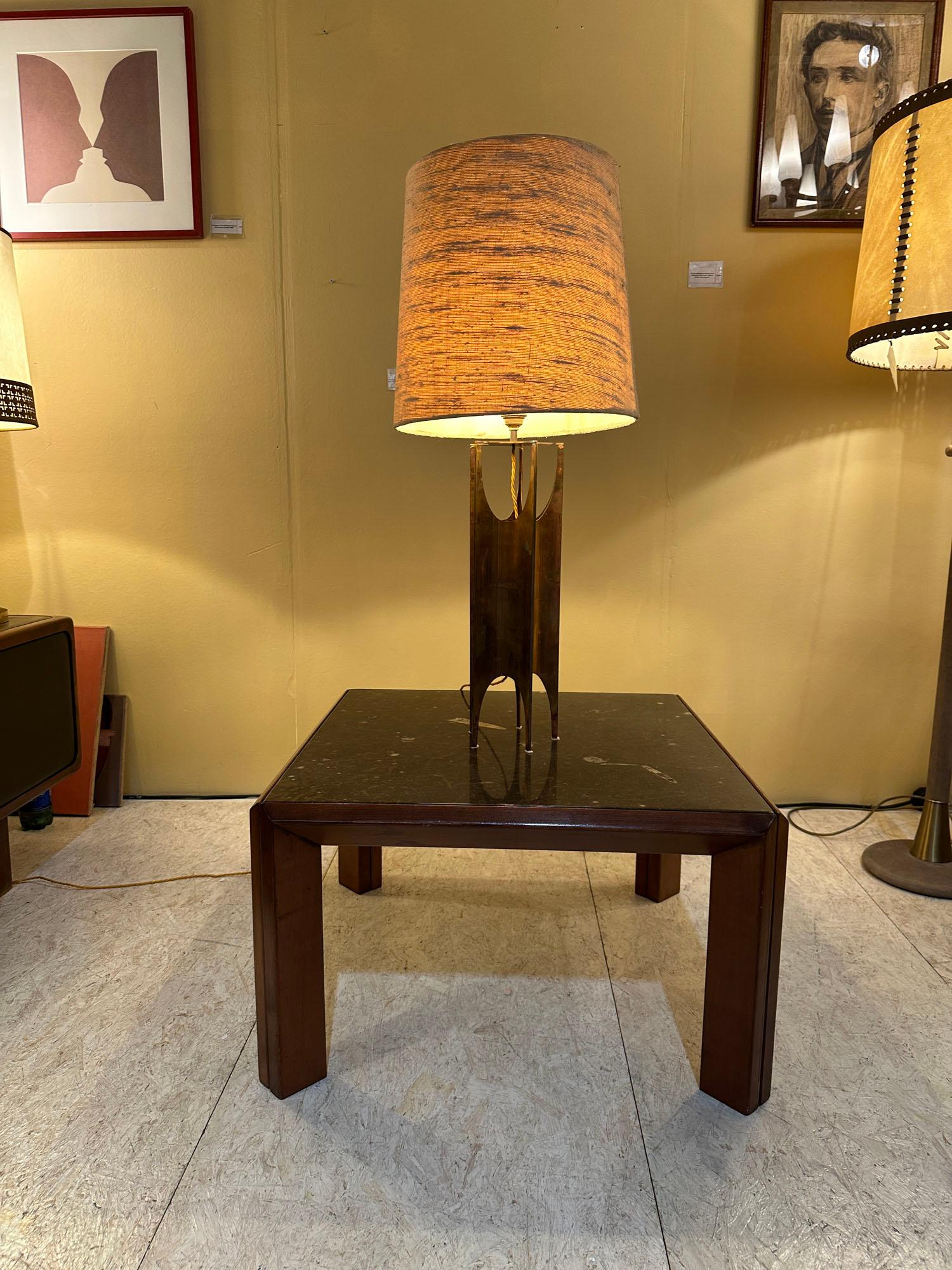 Pair of Fossil Stone Coffee Tables by Ronald Schmitt For Sale 9