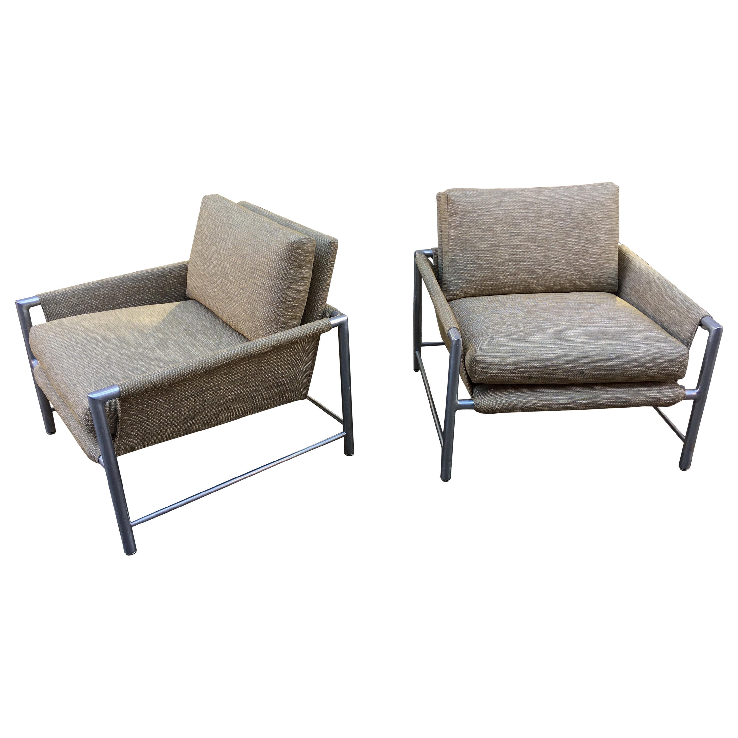 Pair of Founders Aluminum Lounge Chairs