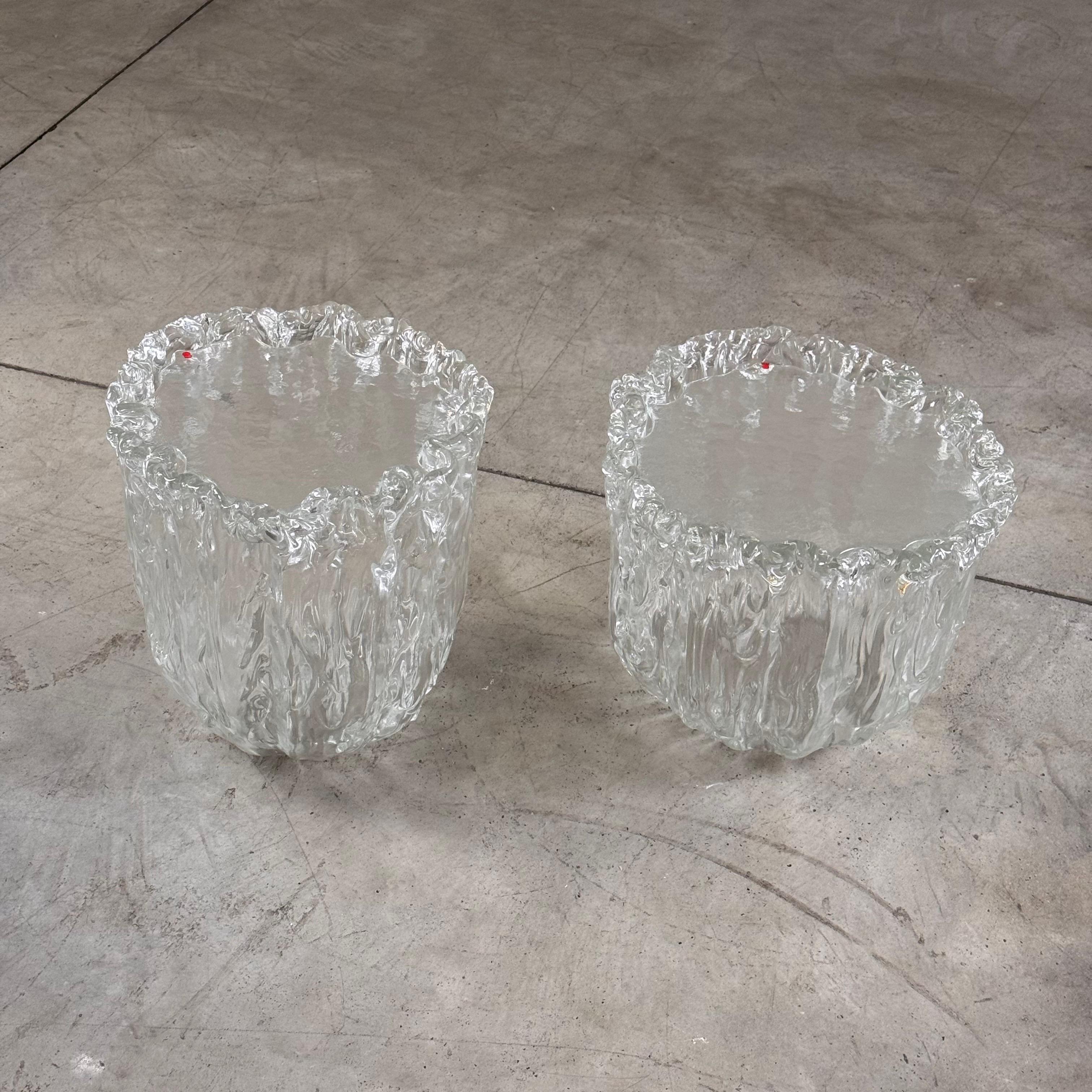 Beistelltische „Brunnen“ von Tokujin Yoshioka für Glas Italia, Paar (Italienisch)