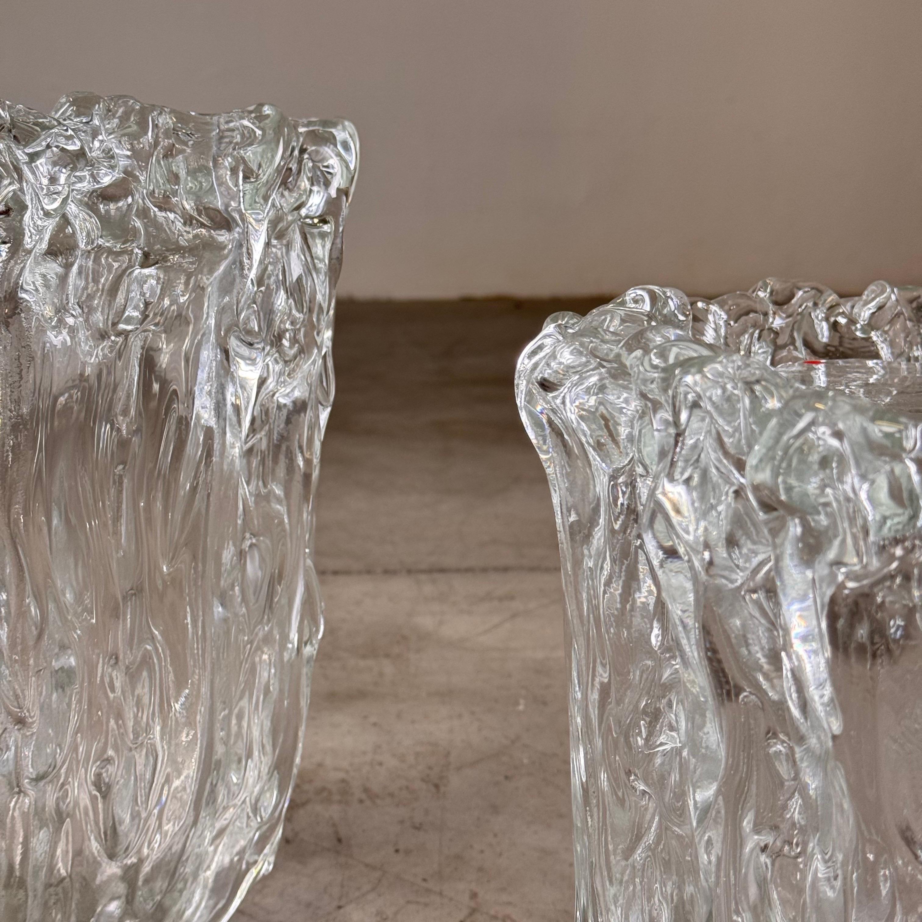 Beistelltische „Brunnen“ von Tokujin Yoshioka für Glas Italia, Paar (Glaskunst)