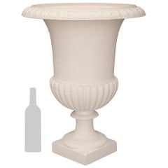 Pair of Four French Mid 19th Century Cast Iron Vases De Medicis