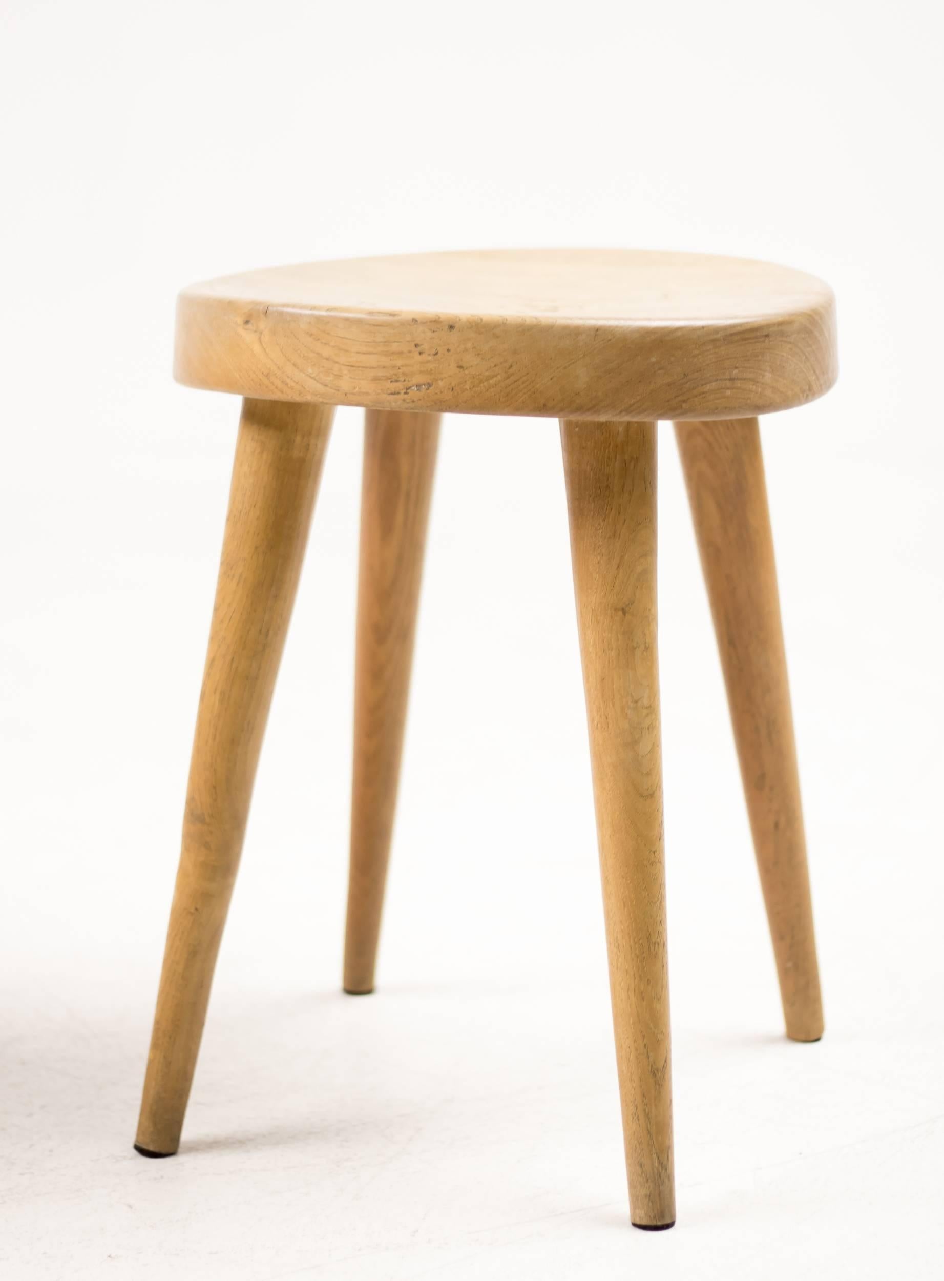 Pair of Four-Leg Stools by Charlotte Perriand for Steph Simon For Sale 3