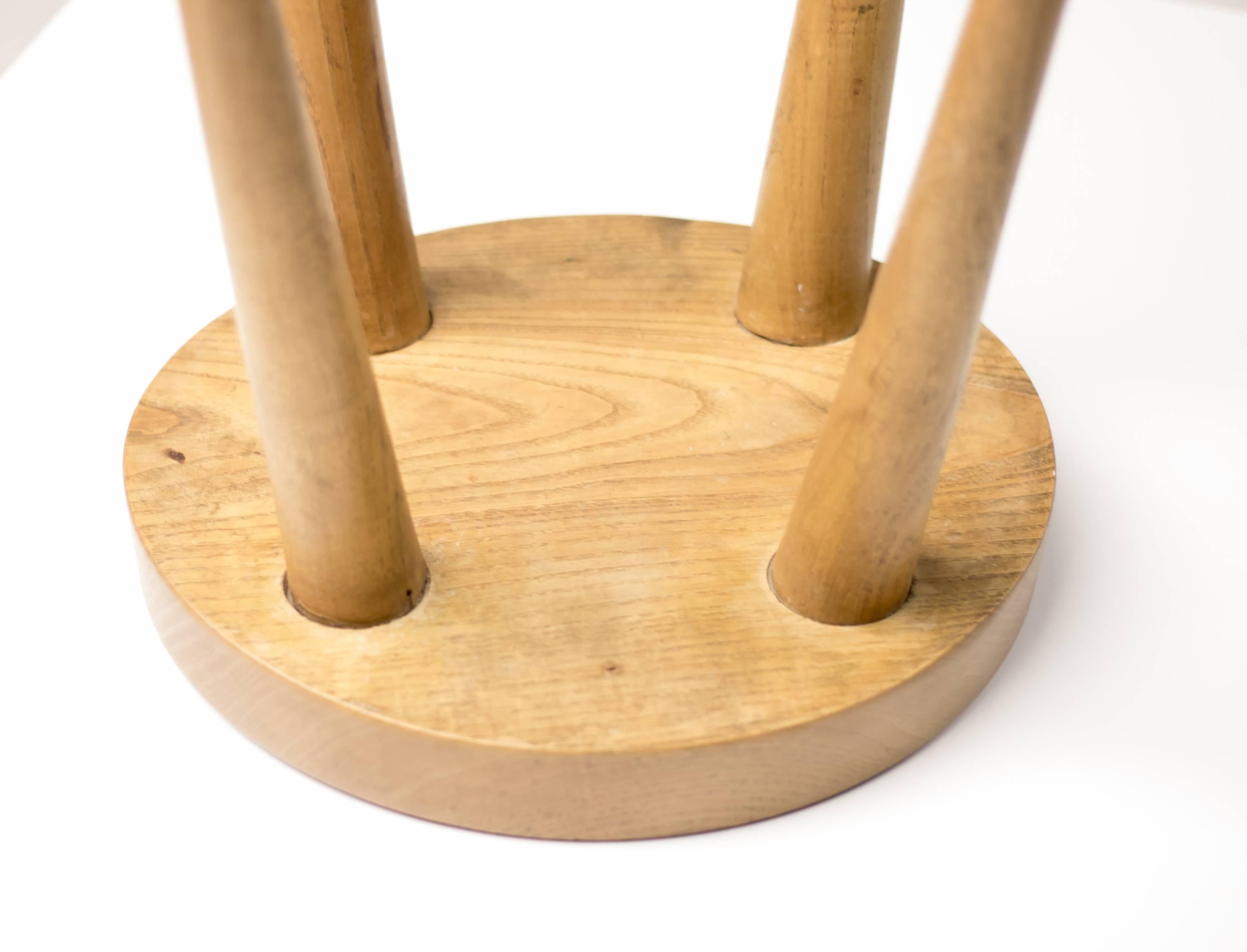 Pair of Four-Leg Stools by Charlotte Perriand for Steph Simon For Sale 7