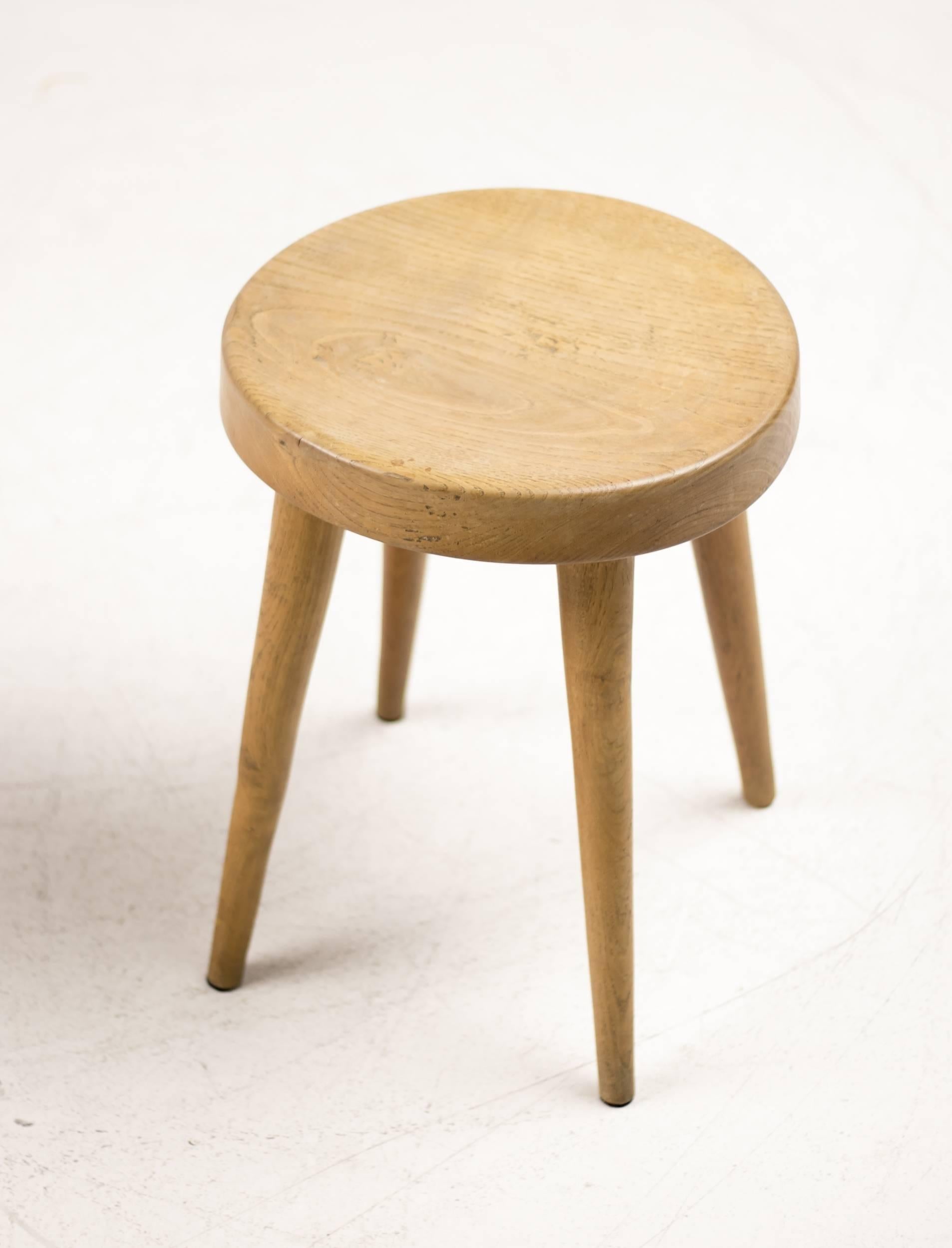Pair of Four-Leg Stools by Charlotte Perriand for Steph Simon For Sale 1