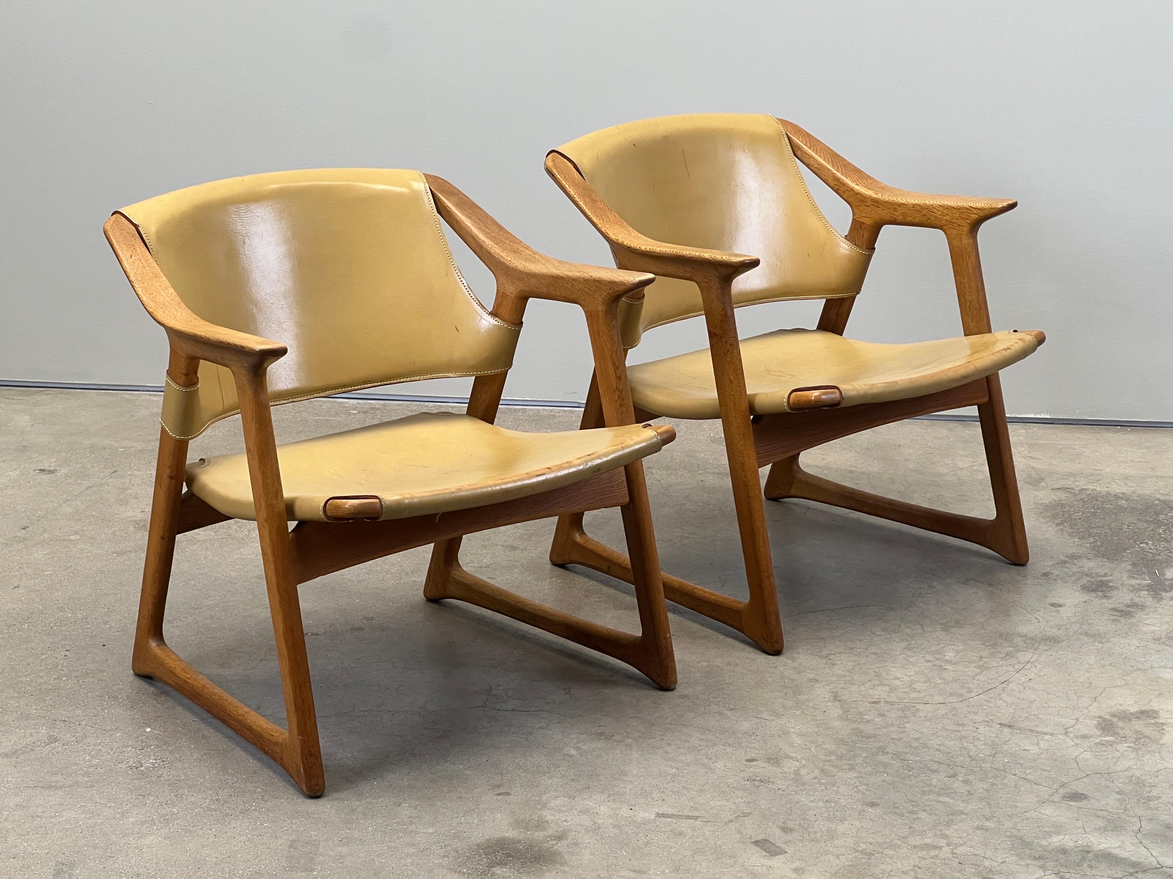 Paar Fuchsstühle von Rolf Hesland im Angebot 6