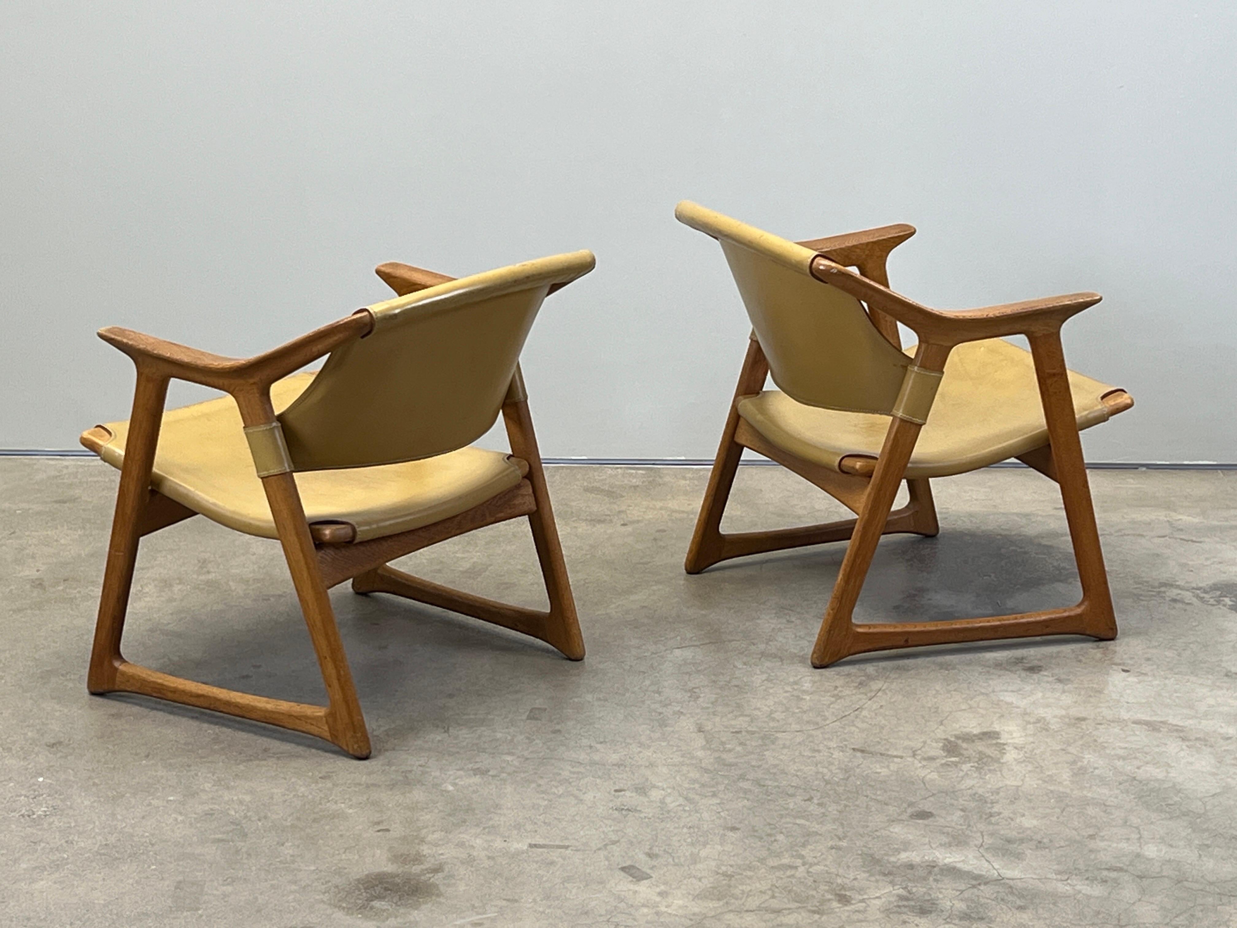 Paar Fuchsstühle von Rolf Hesland im Angebot 2