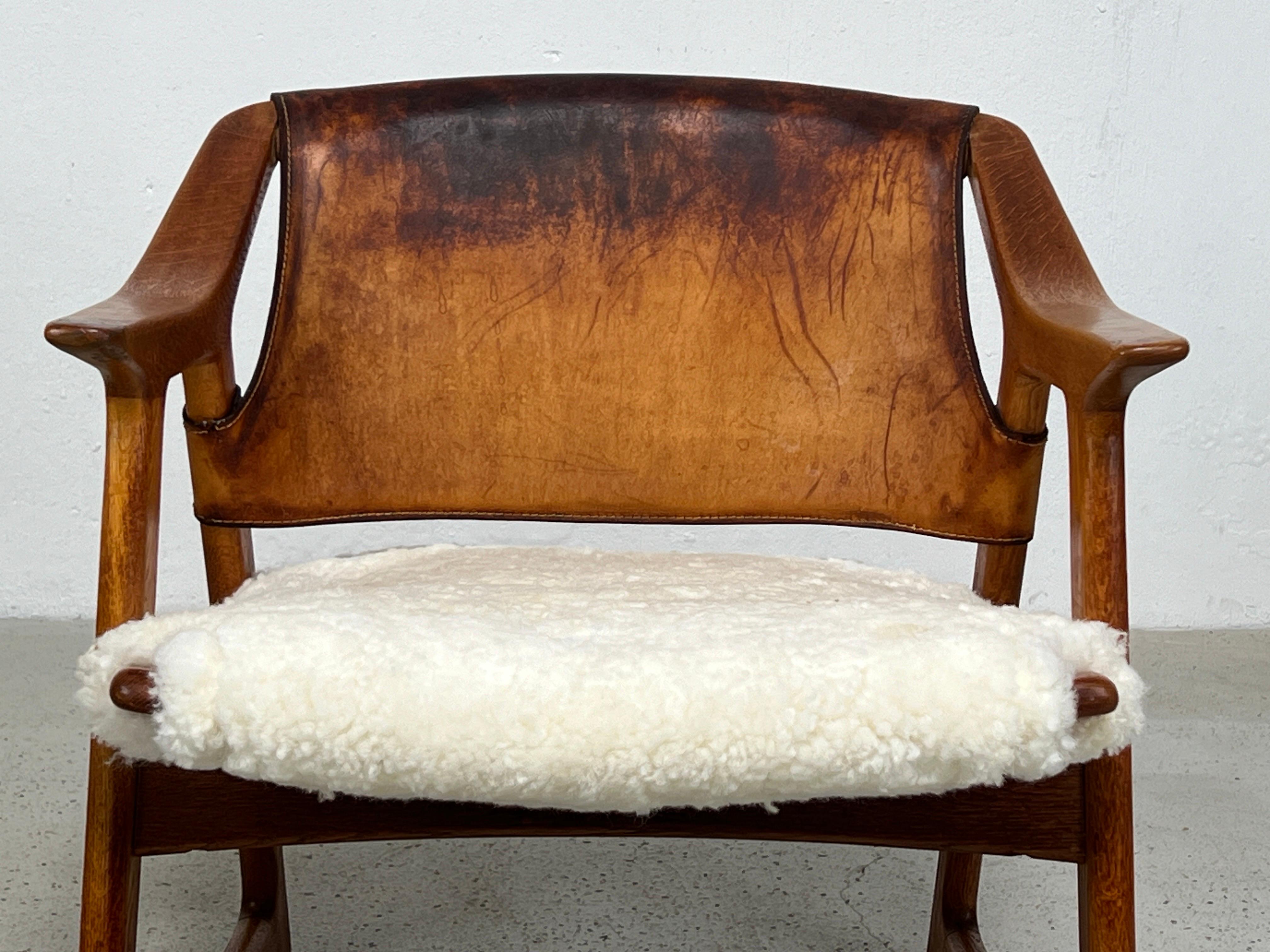 Pair of Fox Chairs by Rolf Hesland 1
