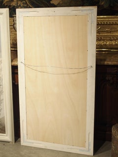 Pair of Framed 19th Century Vertical Landscapes, Hand Painted Paper on Board