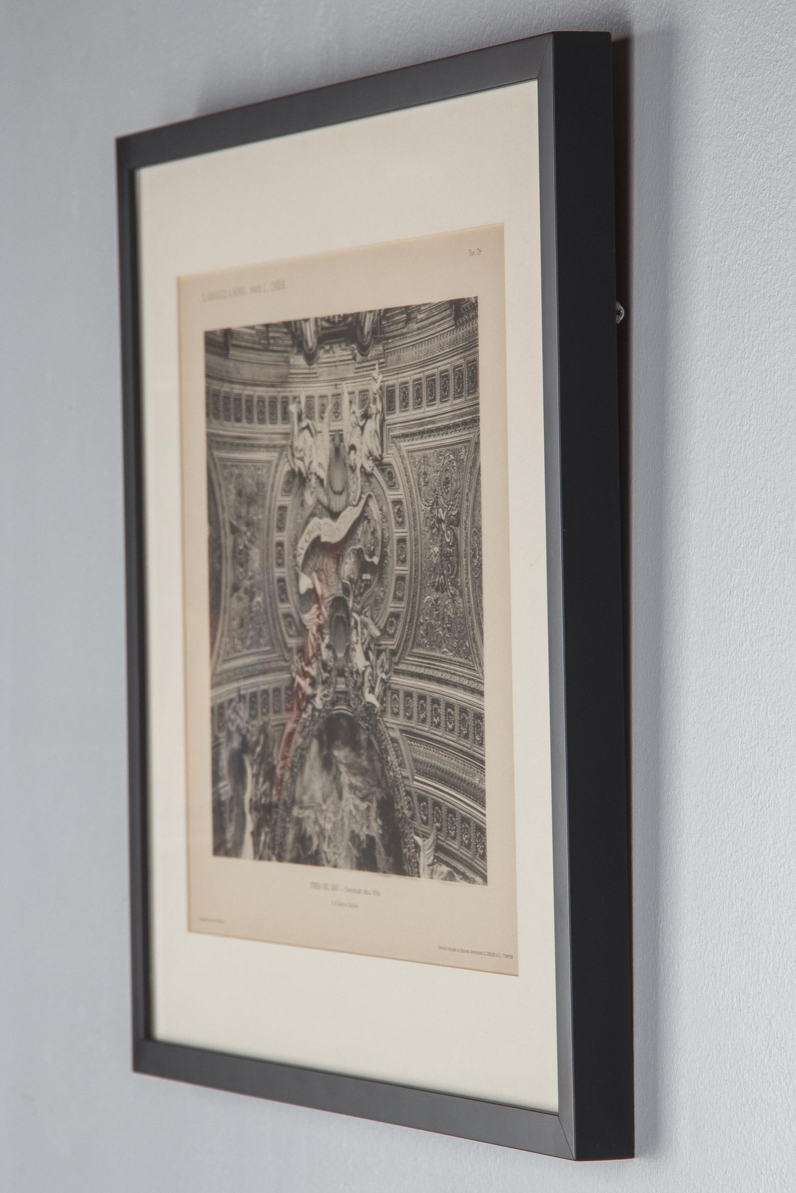 Pair of Framed Architectural Prints, Italy, Early 1900s 11