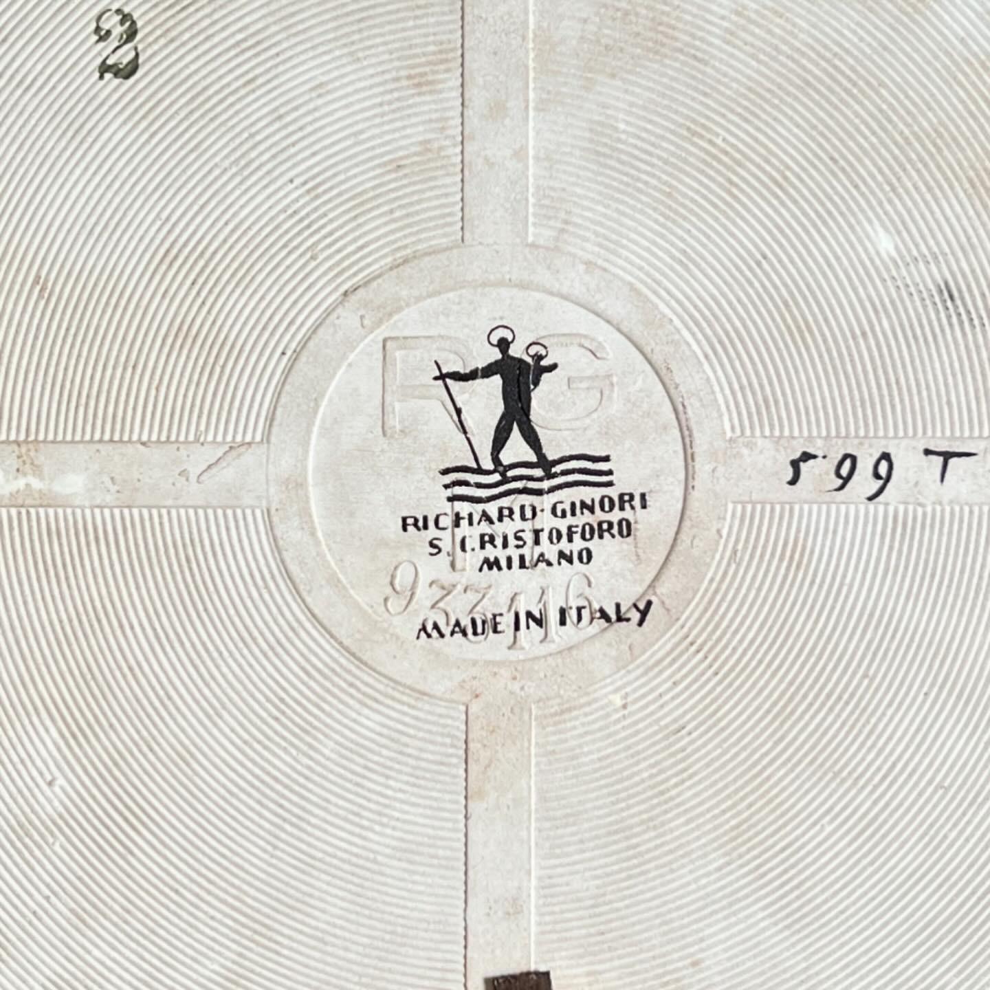 Paire de carreaux de céramique encadrés de Gio Ponti pour Richard Ginori en vente 1