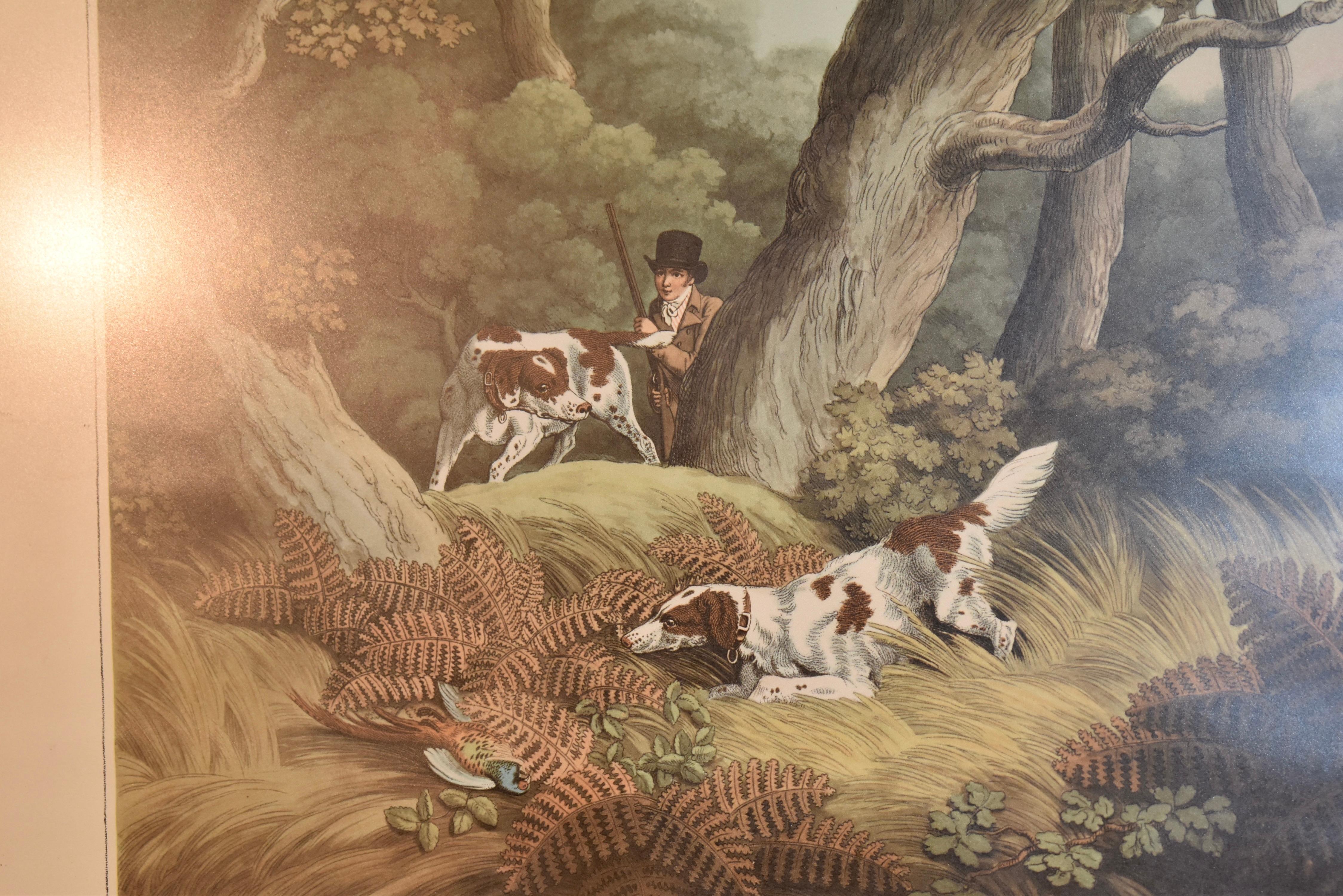 Pair of Framed Edward Orme Field Sports Lithographs For Sale 4