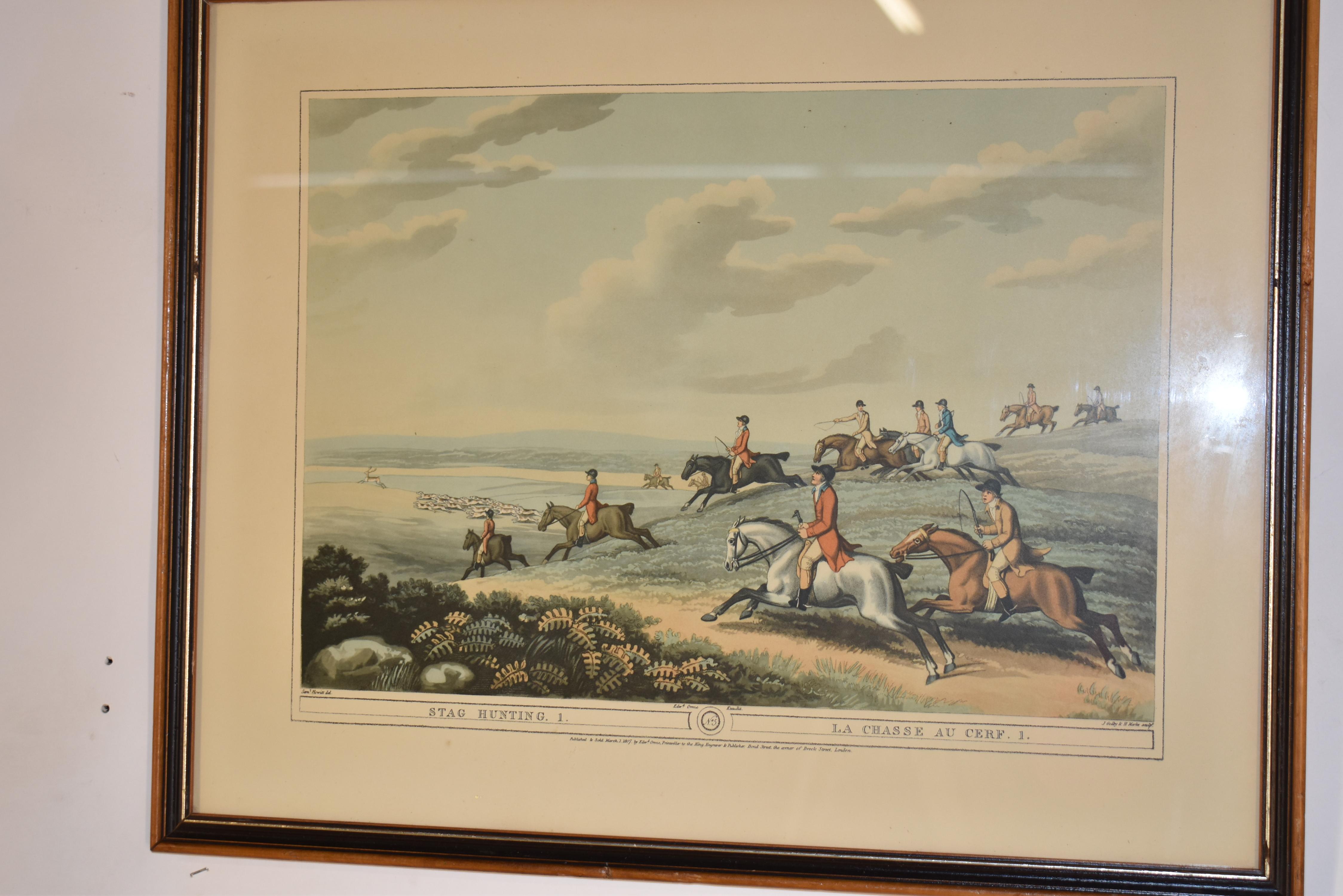 Pair of Framed Edward Orme Field Sports Lithographs For Sale 8