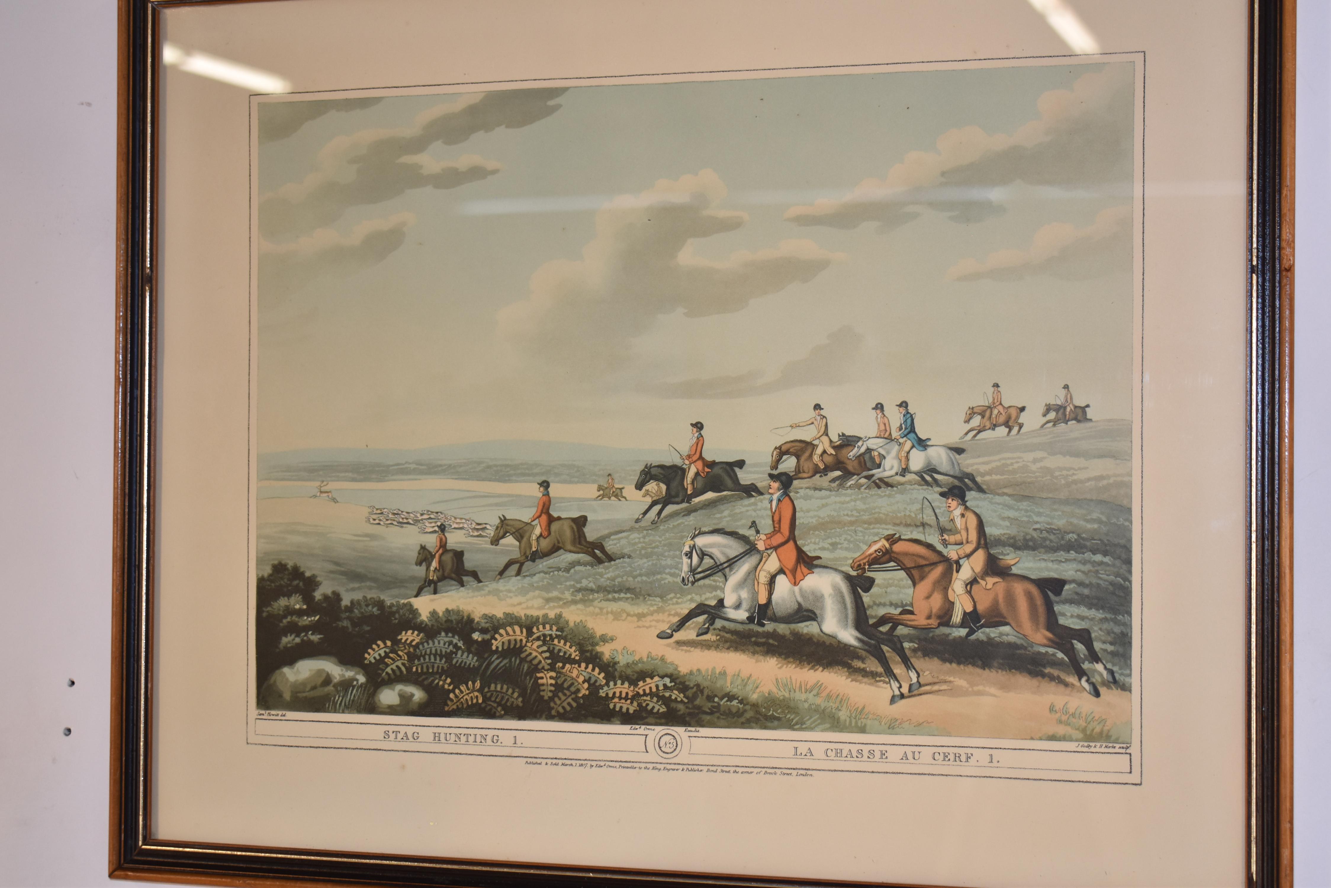 Pair of Framed Edward Orme Field Sports Lithographs For Sale 9
