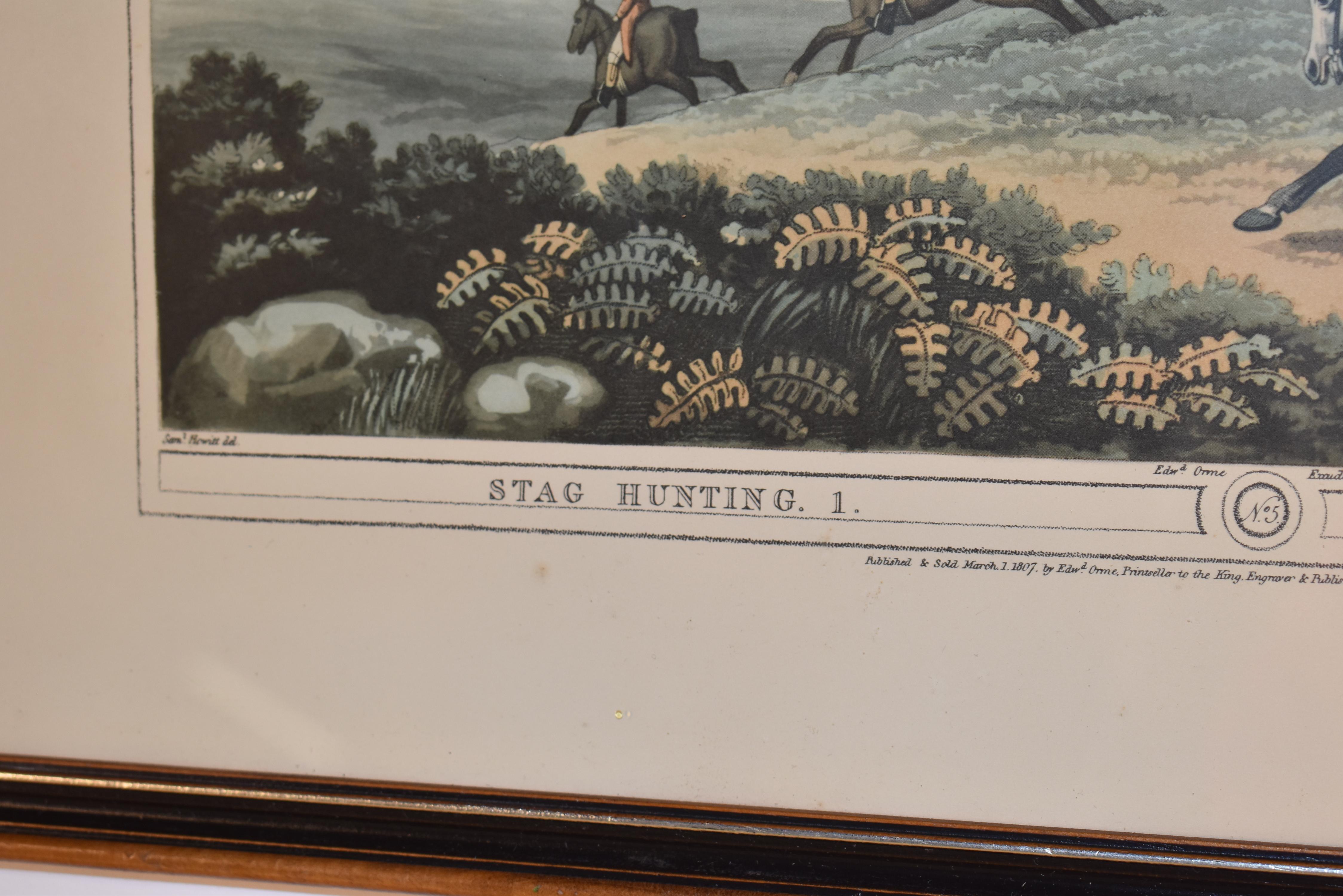 Pair of Framed Edward Orme Field Sports Lithographs For Sale 10