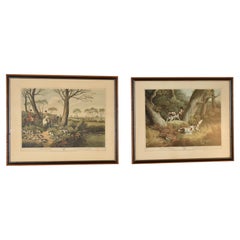 Pair of Framed Edward Orme Field Sports Lithographs