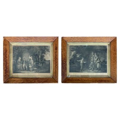 Pair of Framed English Engravings of Sailor Boys by Edward Orme, circa 1790-1800