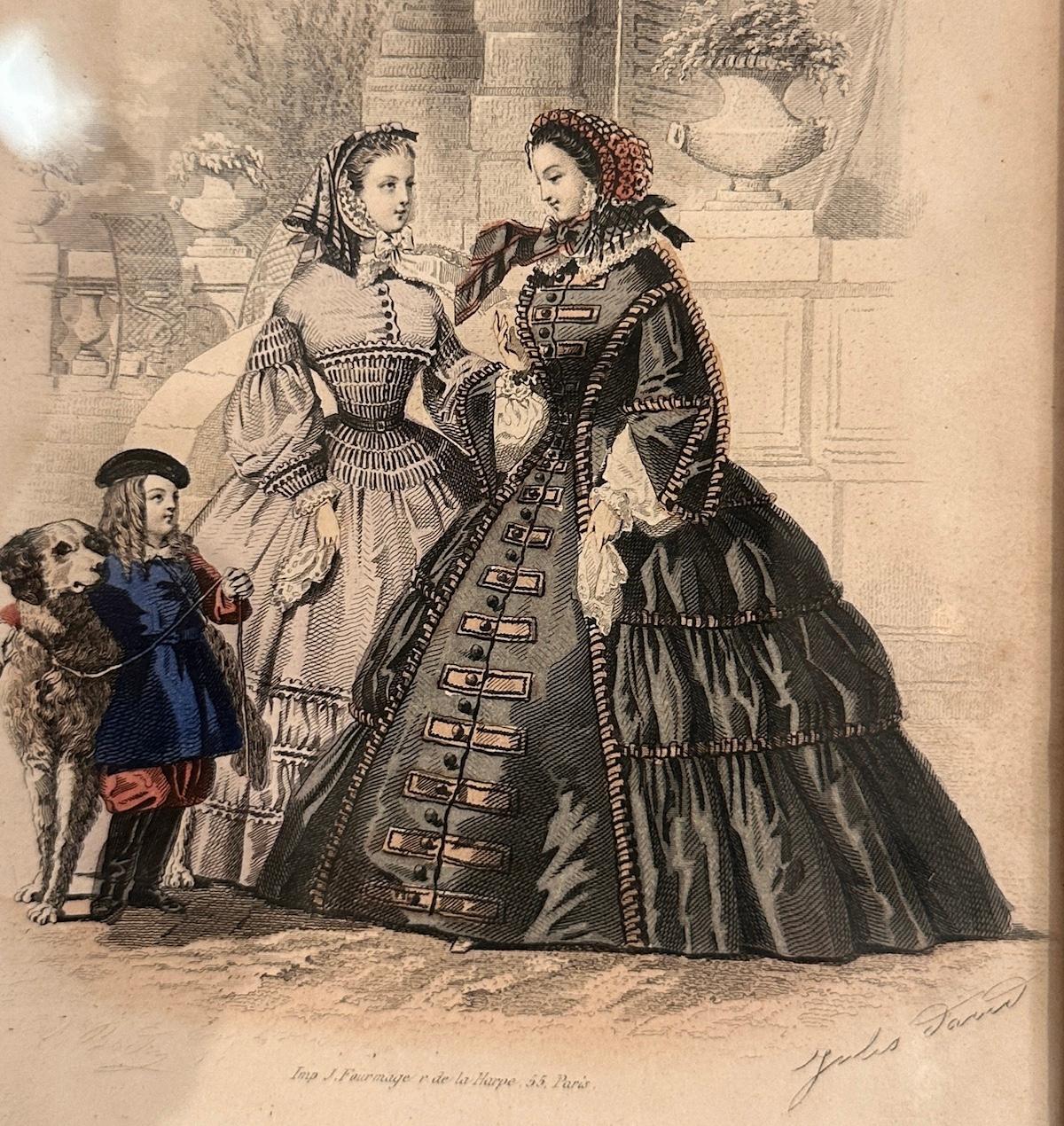 Pair of Framed English Etchings In Good Condition For Sale In New York, NY