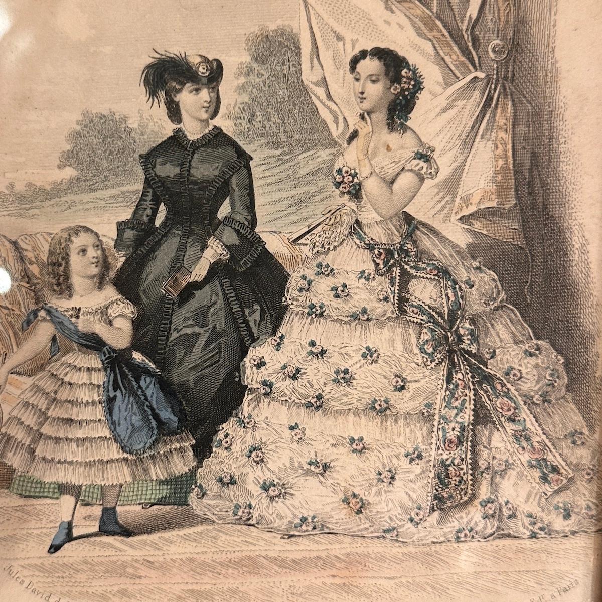 Pair of Framed English Etchings For Sale 1