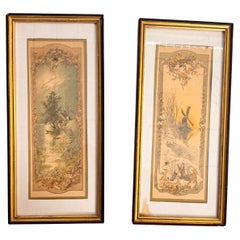 Pair of Framed Engravings — France, 1920s