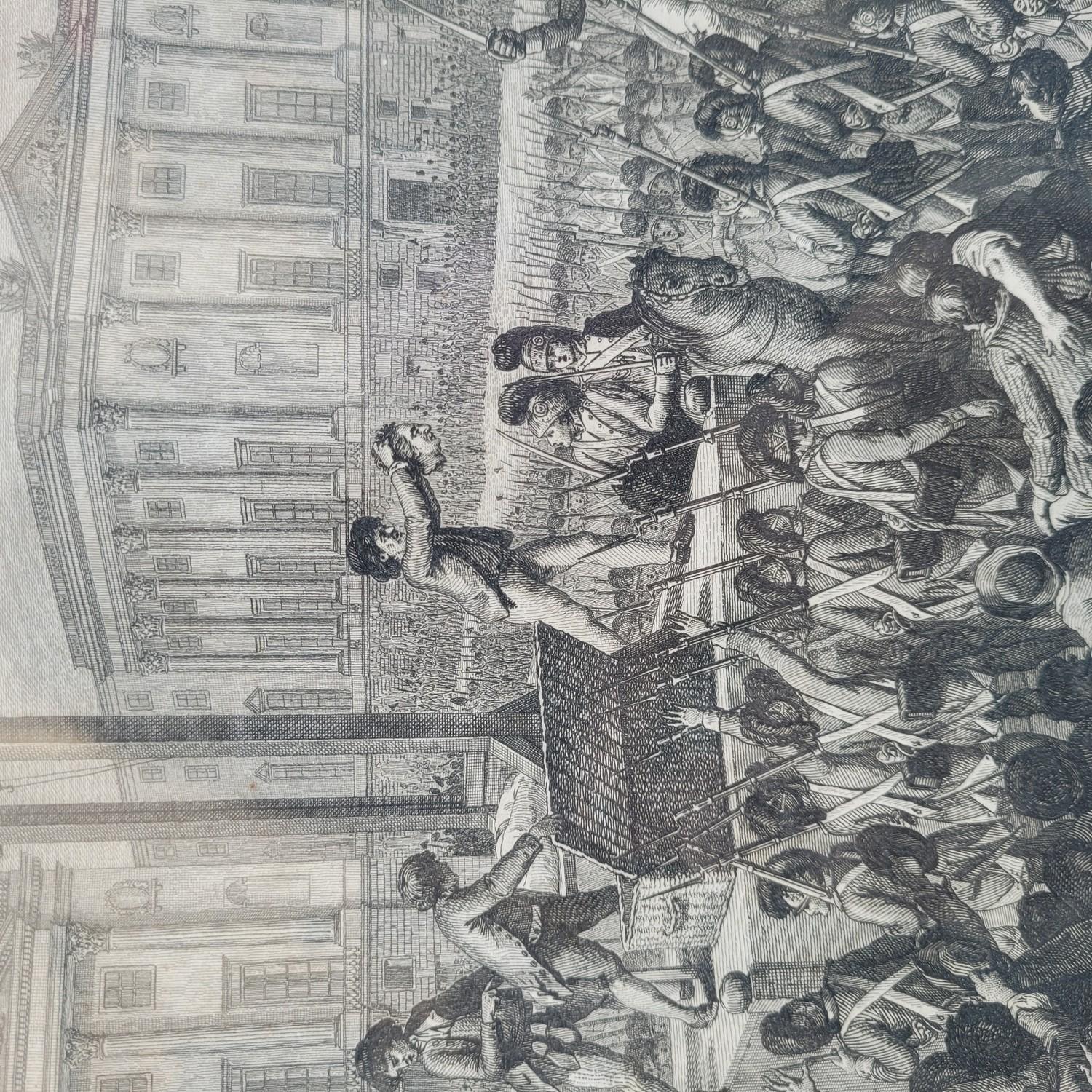Paire de gravures encadrées, Révolution française, 18e/19e siècle en vente 6