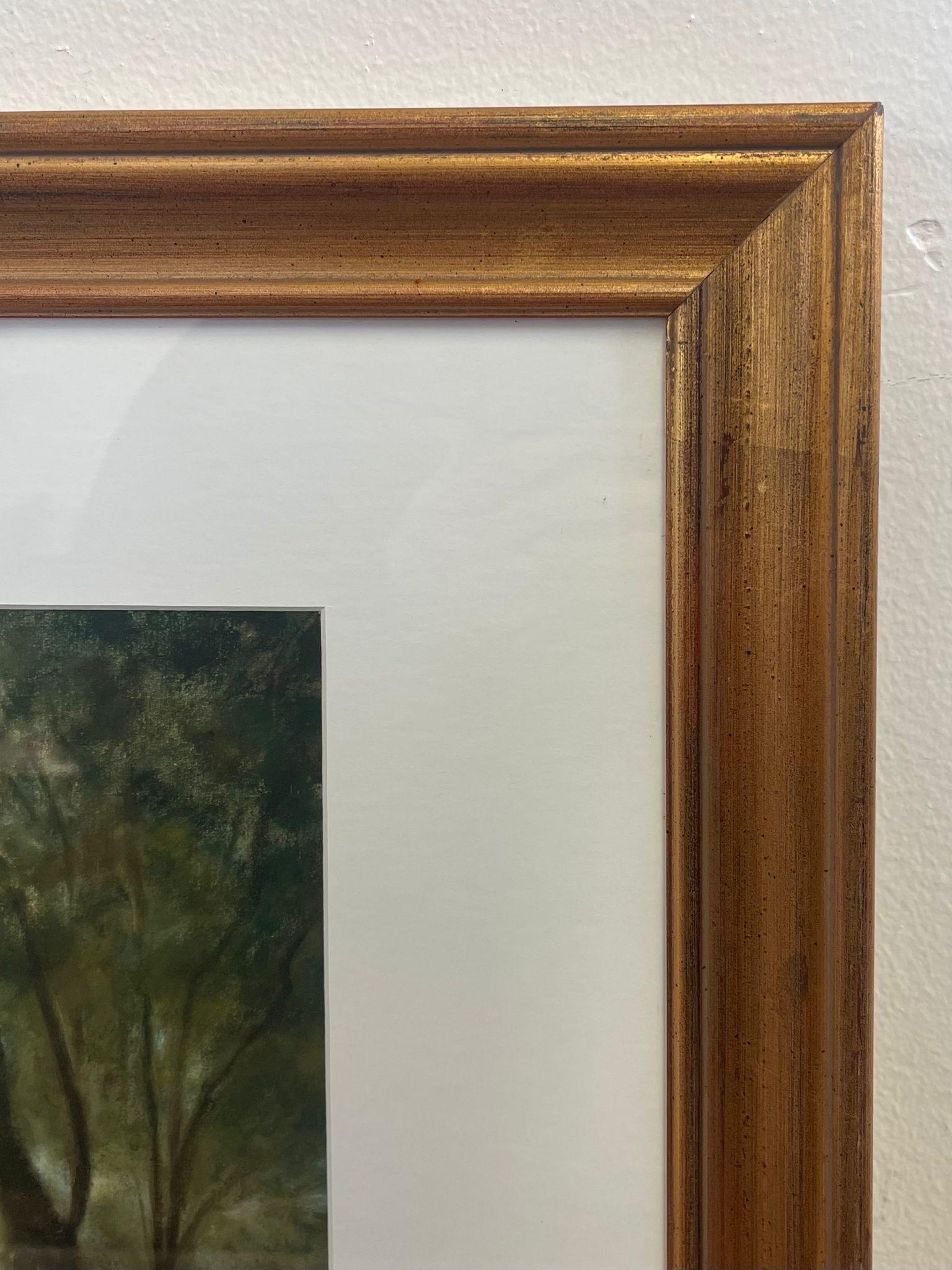 Ein Paar gerahmte Giclee-Landschaftsdrucke mit Kunstdruck von Helen Drummond. im Angebot 3