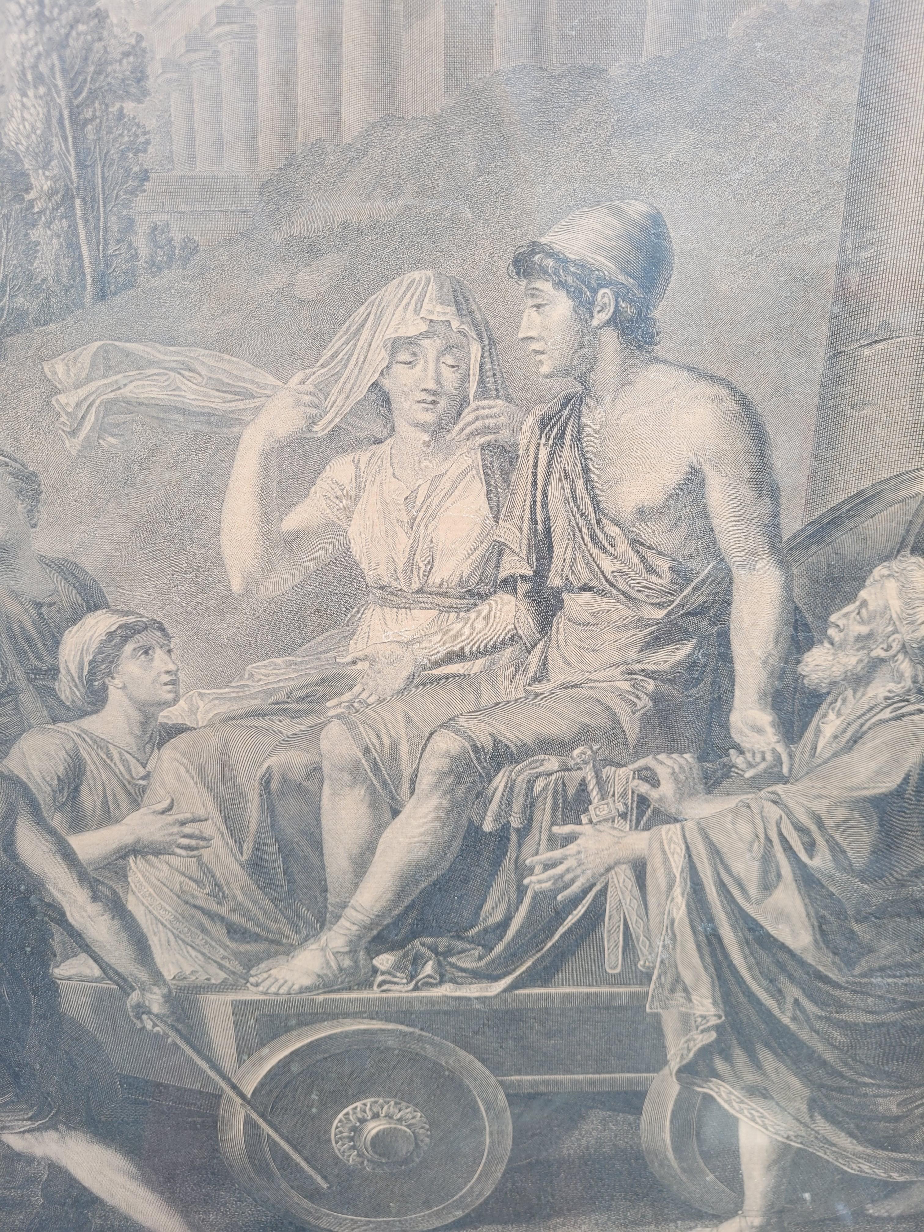 Pair of Framed Neoclassical Engravings, Late 18th Early 19th century For Sale 6