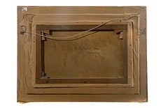 Pair of Framed Oil on Canvas Bavarian Market Scenes