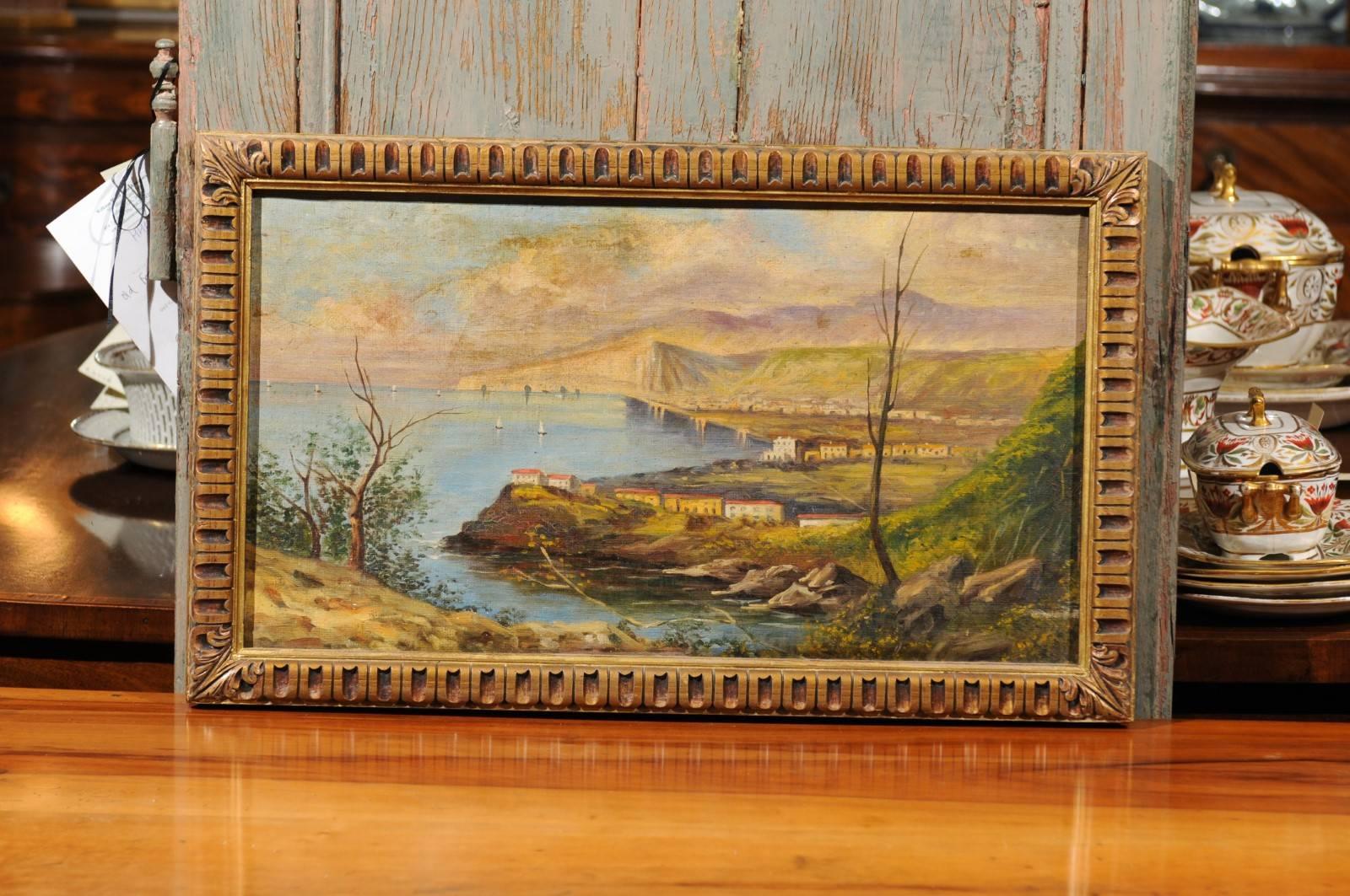 Pair of Framed Oil on Canvas Landscape Paintings, 20th Century 5