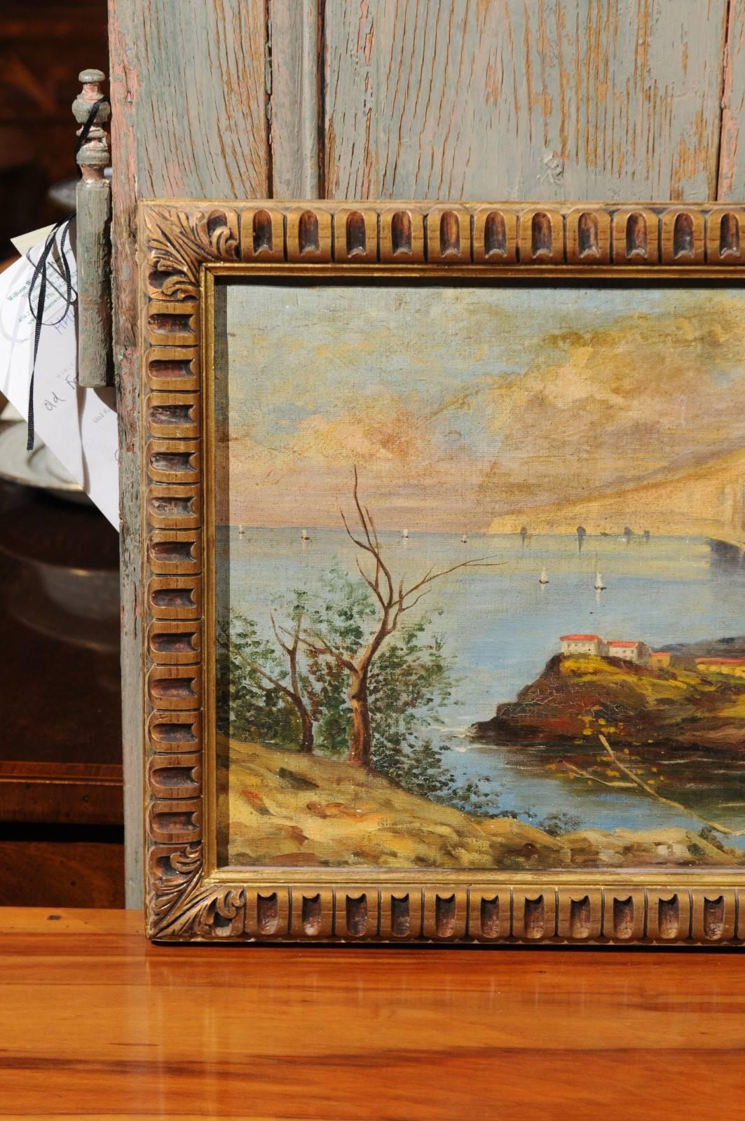 Pair of Framed Oil on Canvas Landscape Paintings, 20th Century 6