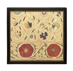 Pair Of Framed Persian Textiles