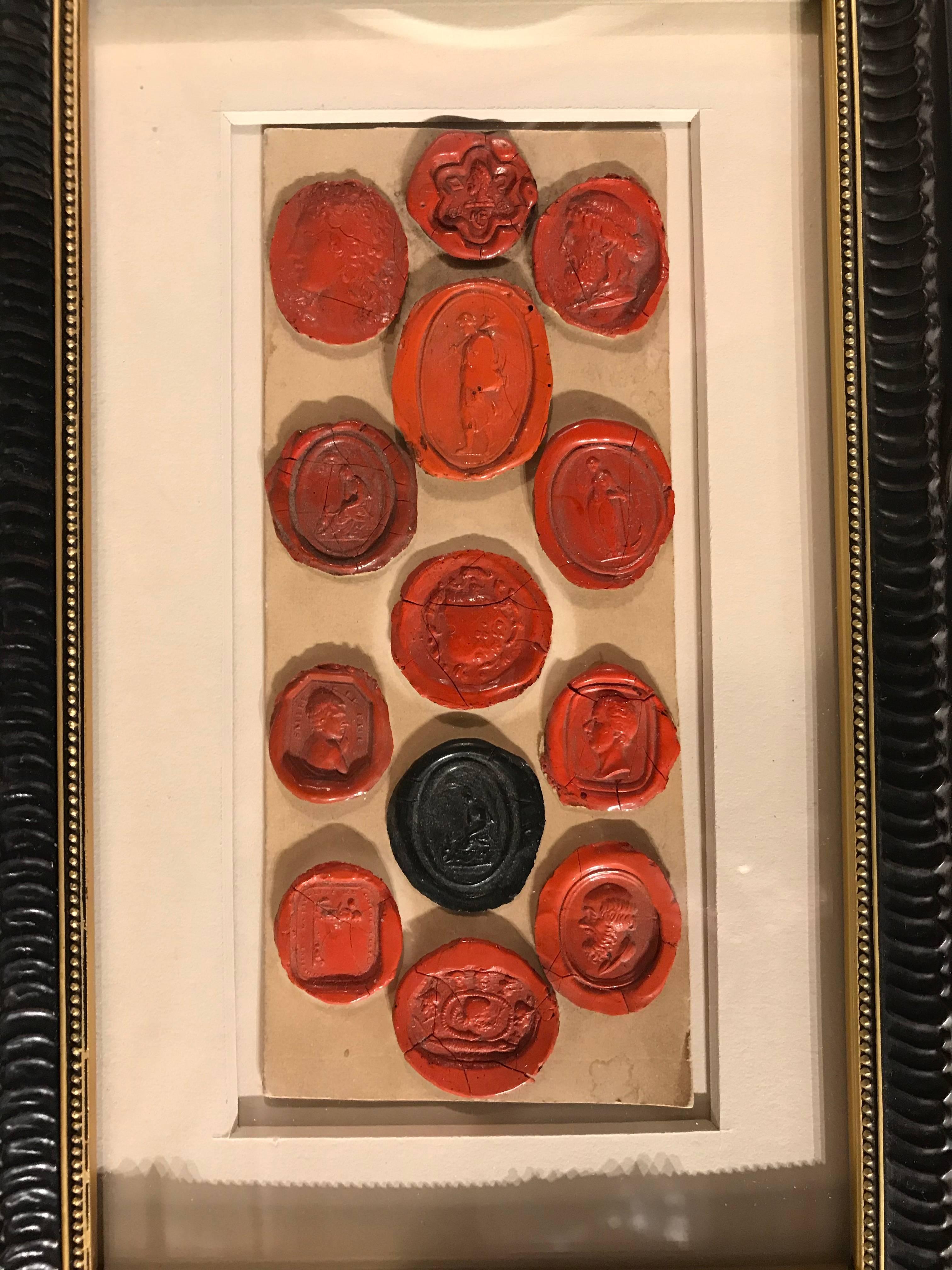 picture frame wax seal stamp
