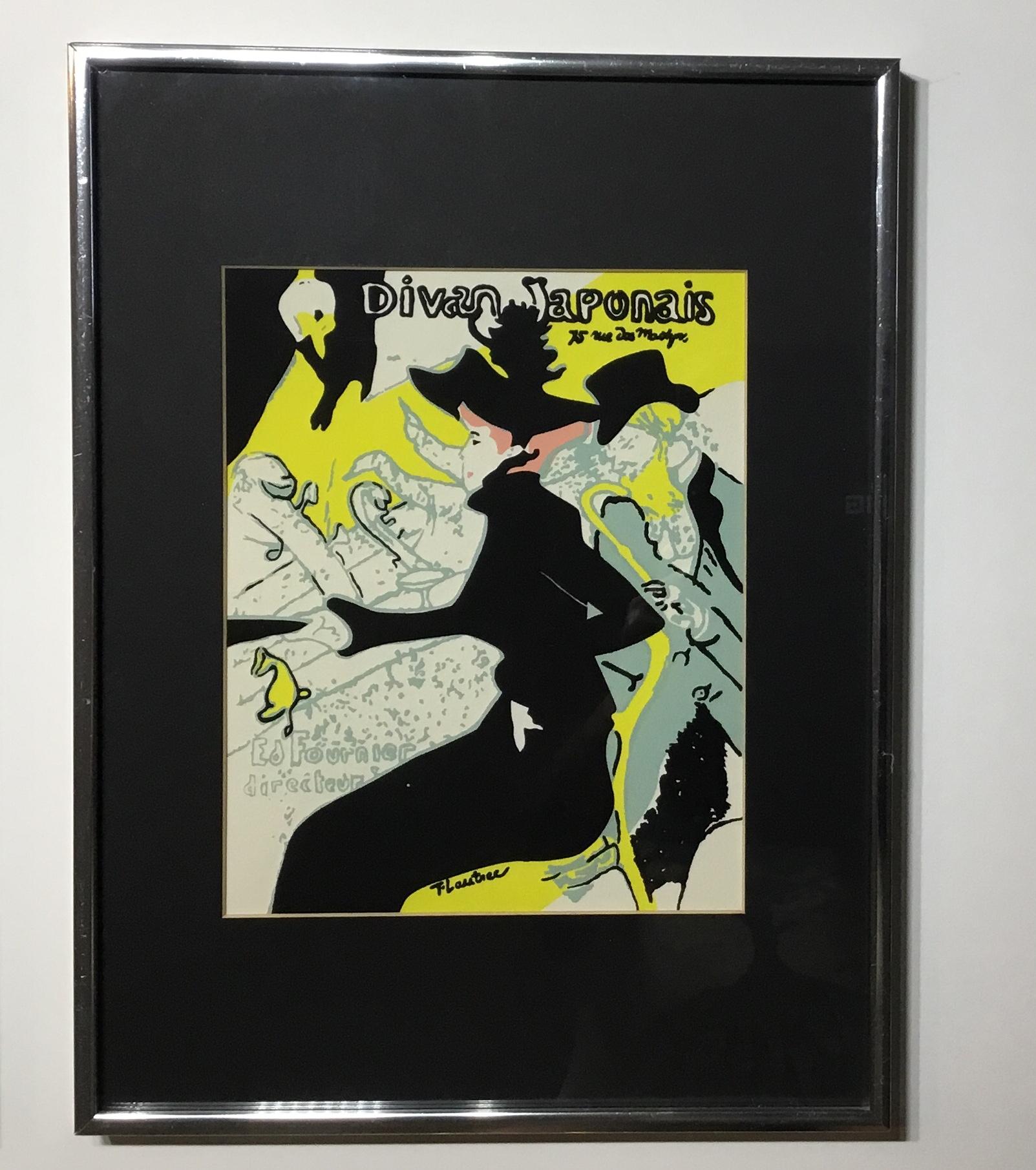Pair of Framed Toulouse Lautrec Original Print In Good Condition In Delray Beach, FL