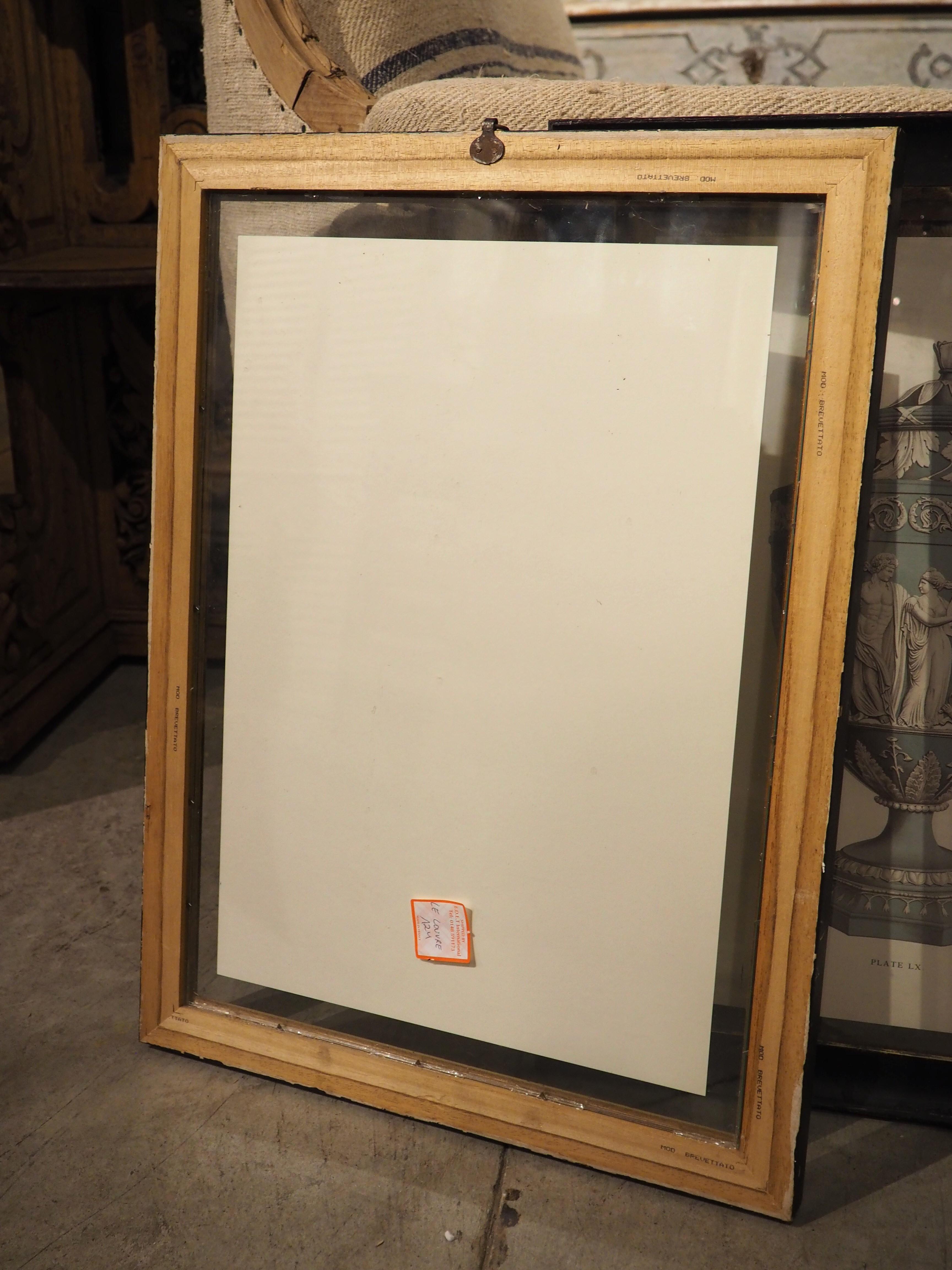 Pair of Framed Wedgwood Neoclassical Lithographs, Plate XII and LX en vente 5