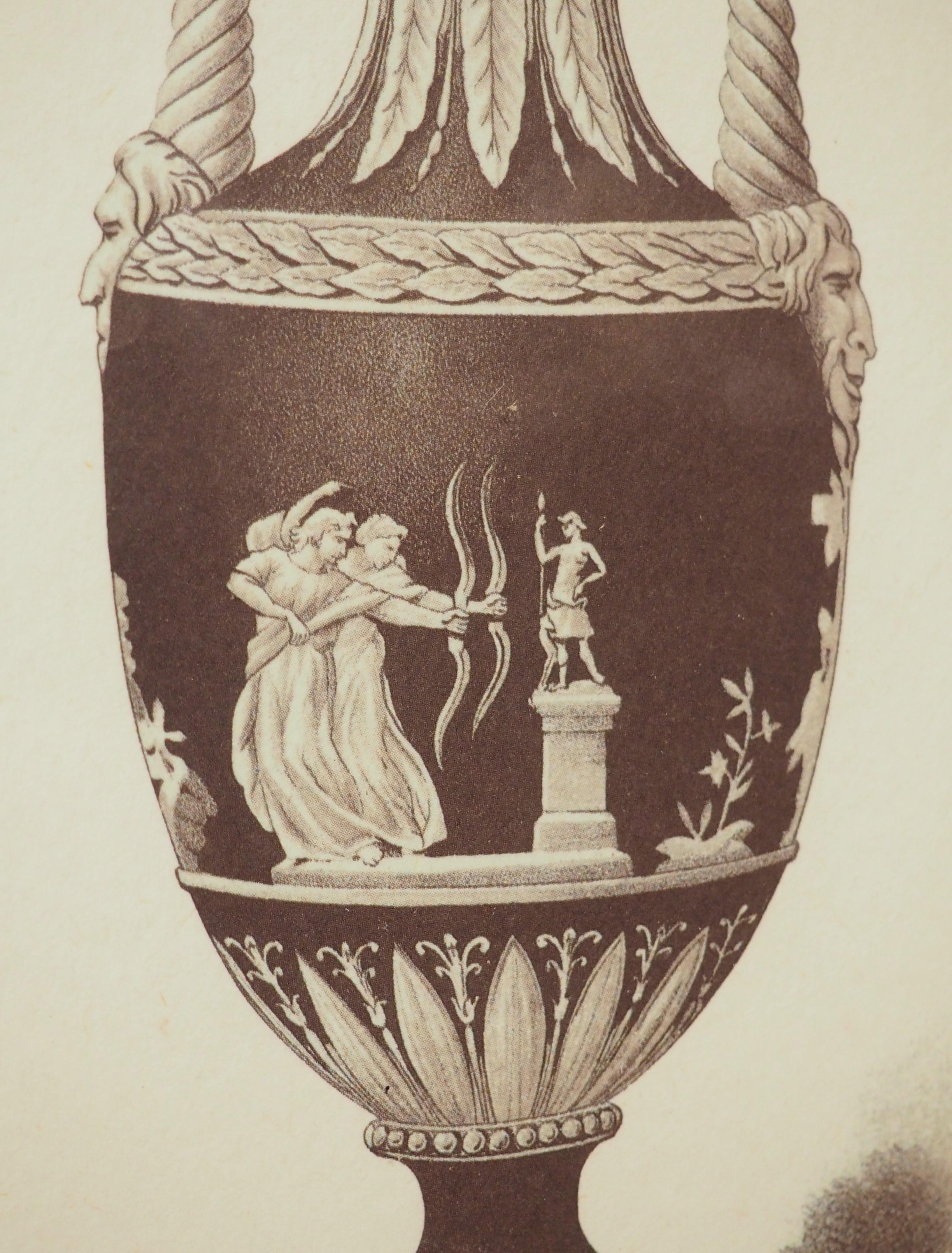 Pareja de litografías neoclásicas Wedgwood enmarcadas, plancha XLV y XXIX en venta 6