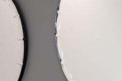 Pair of Frameless Circular Mirrors