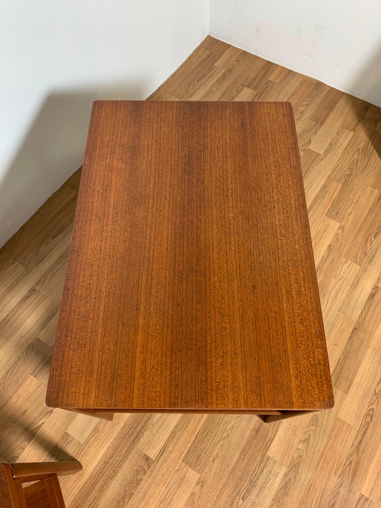 Danish Pair of France and Son Teak End Tables Attributed to Peter Hvidt, Ca 1960s