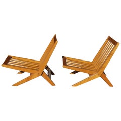 Pareja de sillas France & Daverkosen, Orholm Danmark, para John Stuart Inc.