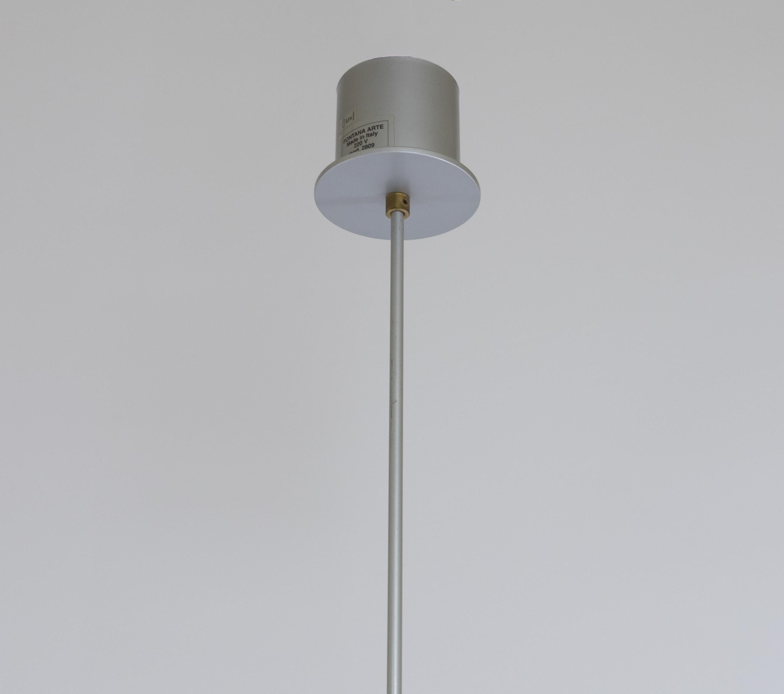 Coppia di pendenti Franceschina di Umberto Riva per Fontana Arte, anni '80 in vendita 6